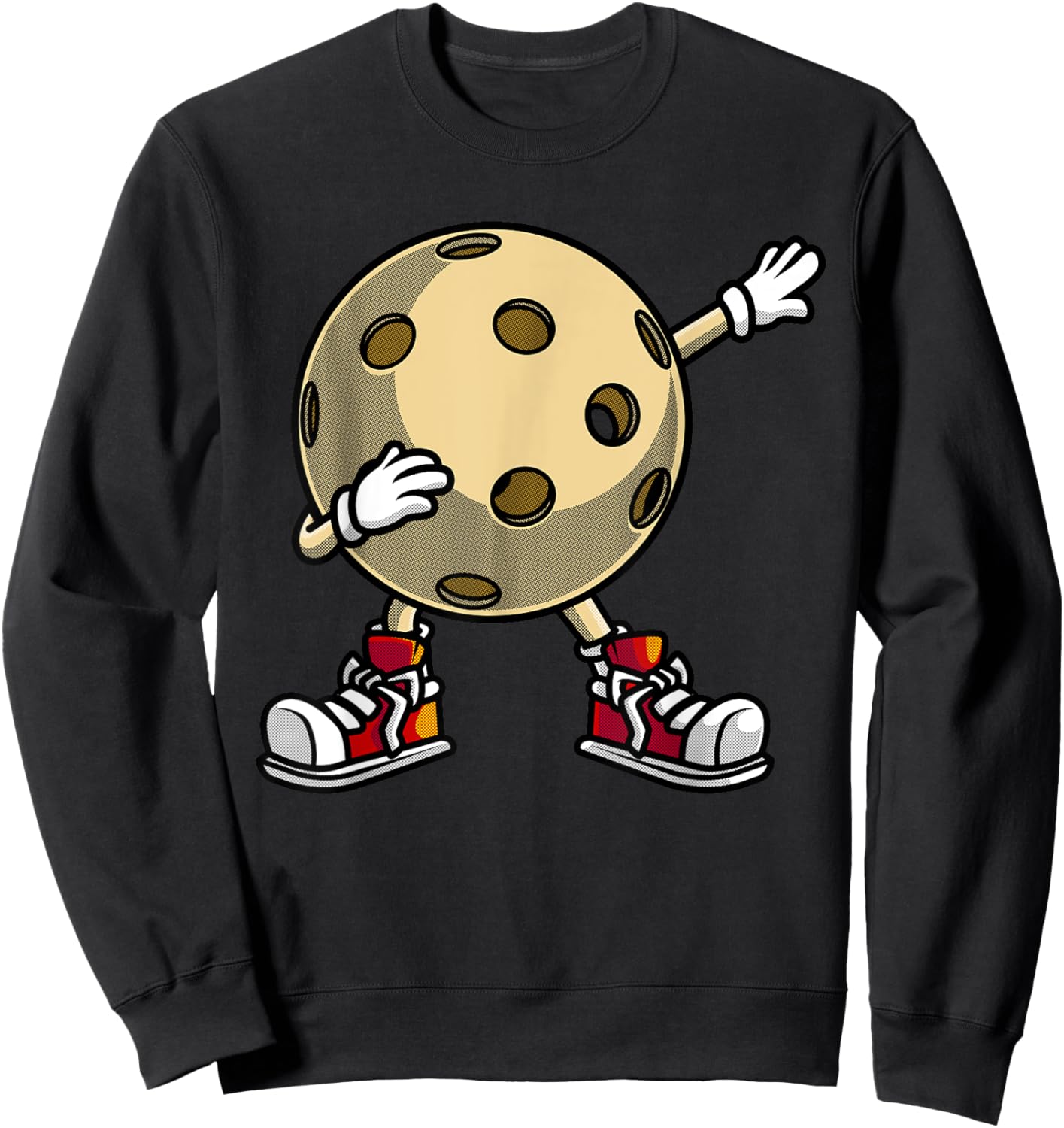 Pickleball Art Women Pickle Ball Player Pickleball Sweatshirt - Sweatshirt | Black