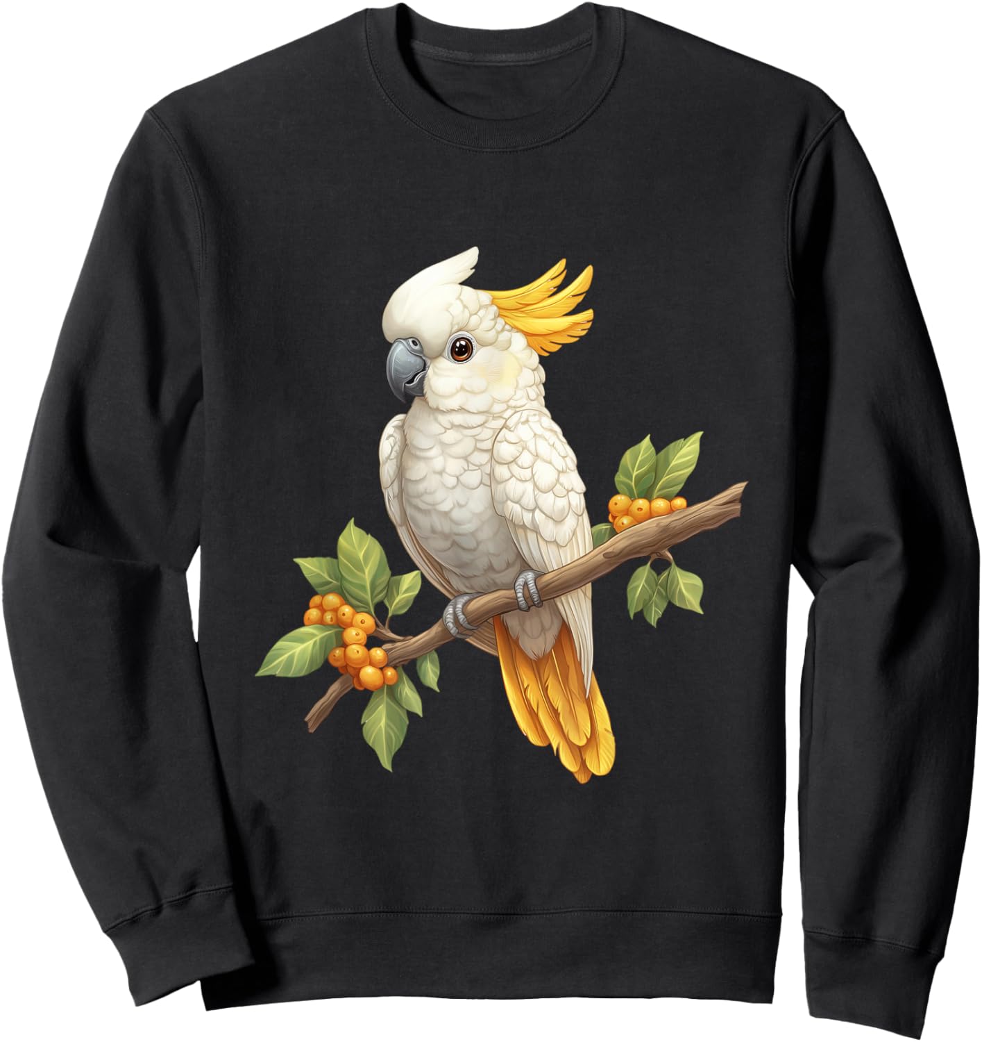 Sulphur-Crested Cockatoo Sweatshirt - Sweatshirt | Black
