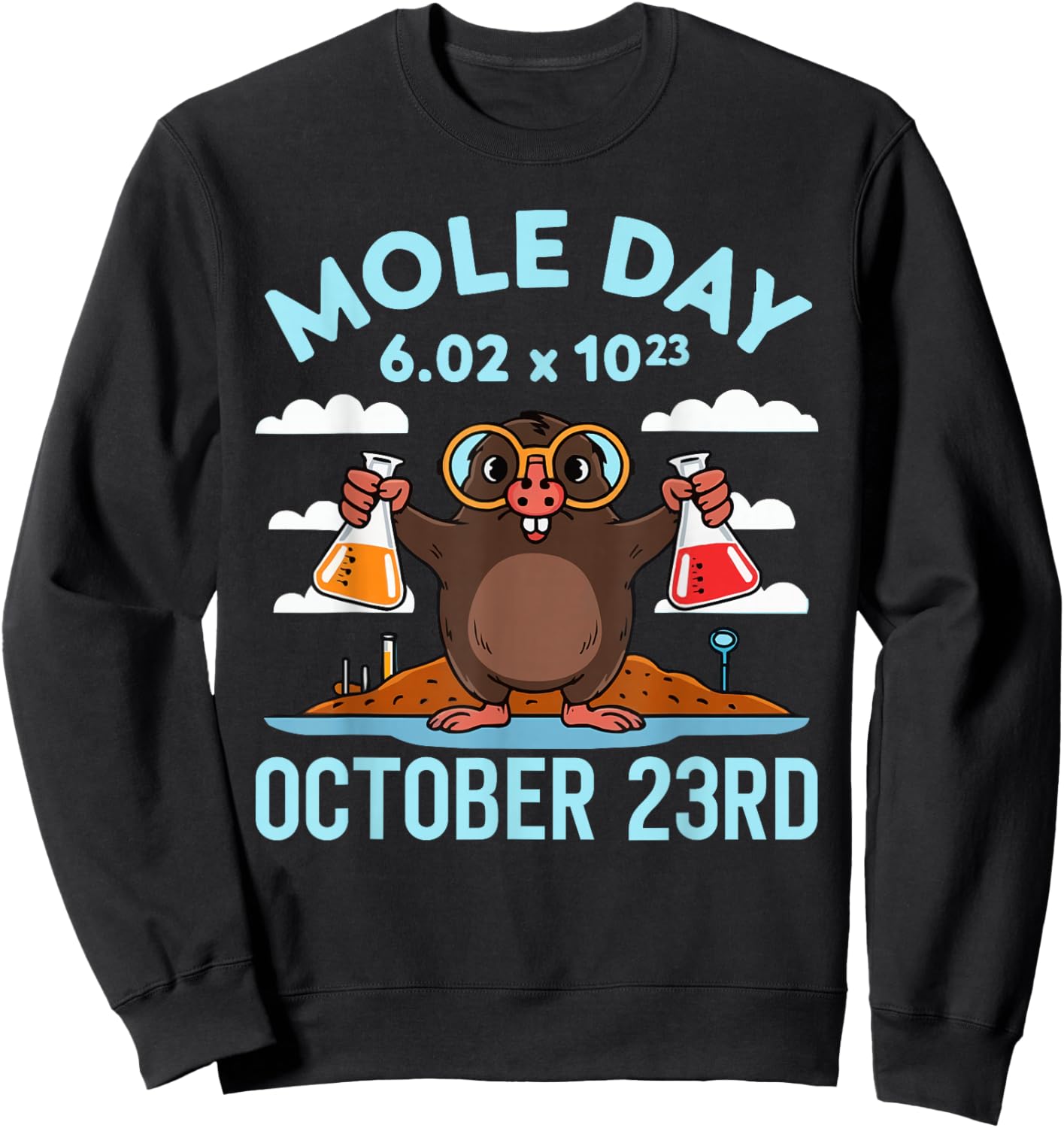 National Mole Day Animal Mammal Mole Whisperer Sweatshirt - Sweatshirt | Black