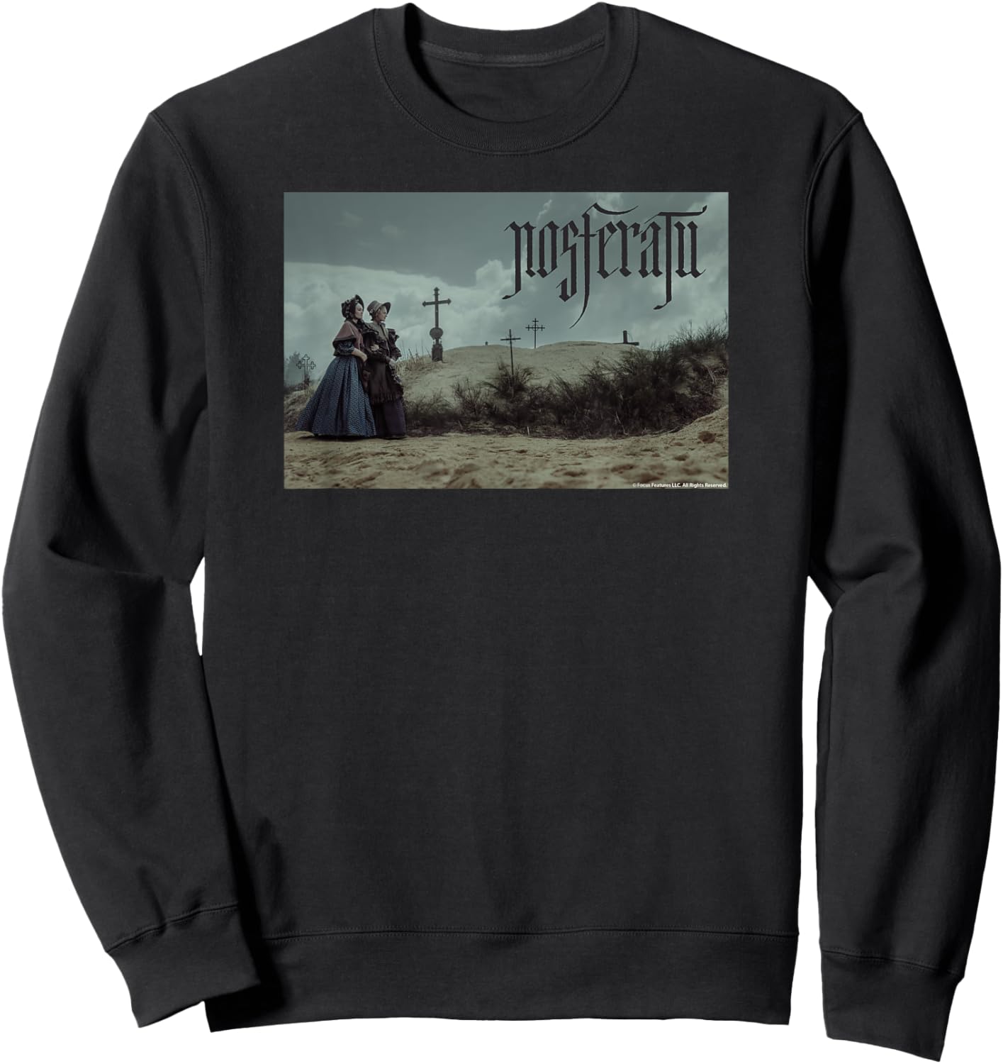 Nosferatu Graveyard Walk Sweatshirt - Sweatshirt | Black