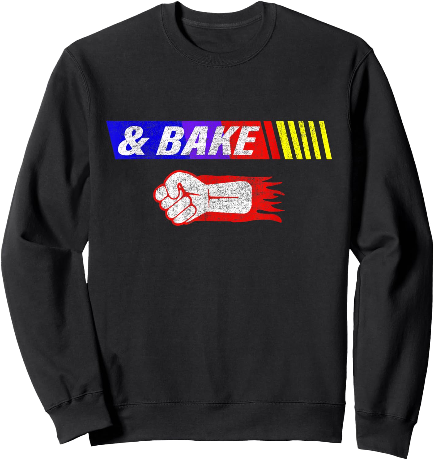Shake And Bake Funny Family Lover Dad Daughter Son Matching Sweatshirt - Sweatshirt | Black