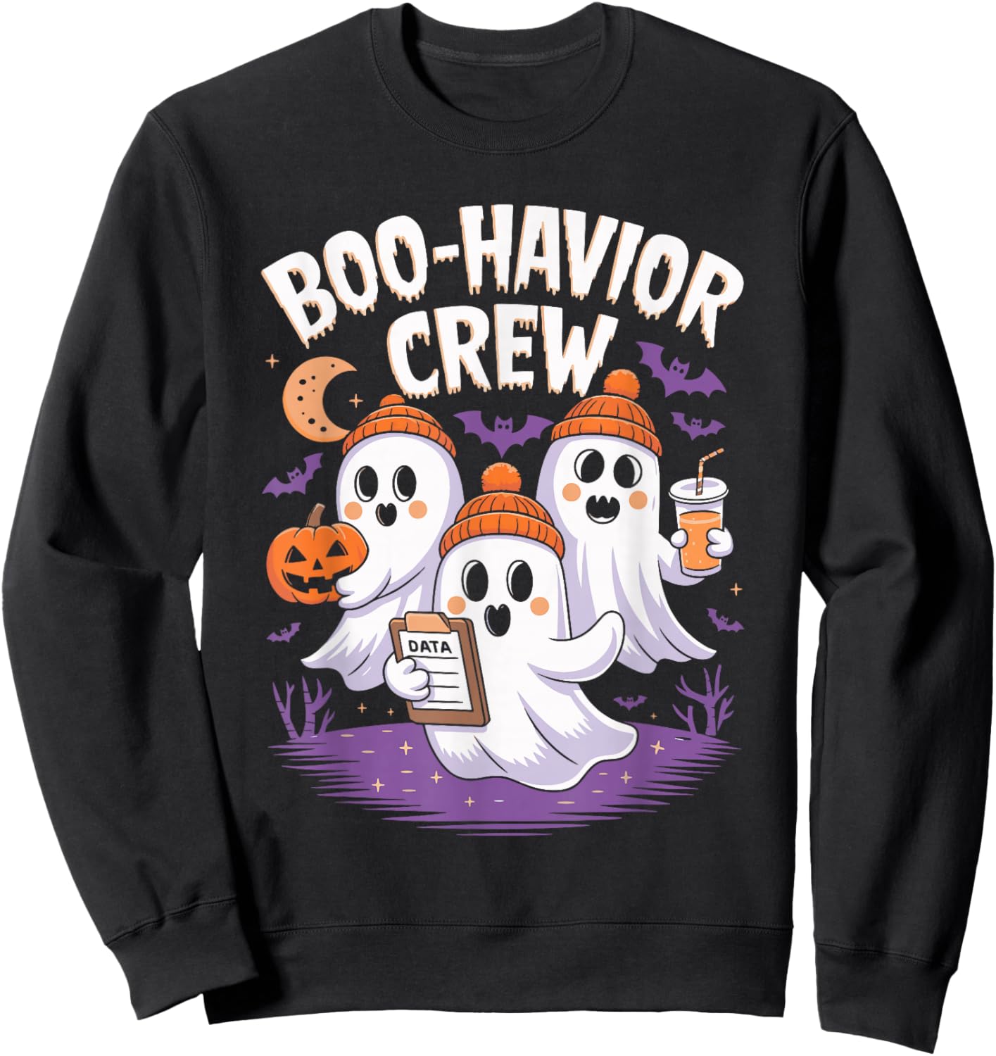 Boo Havior Crew Sweatshirt - Sweatshirt | Black