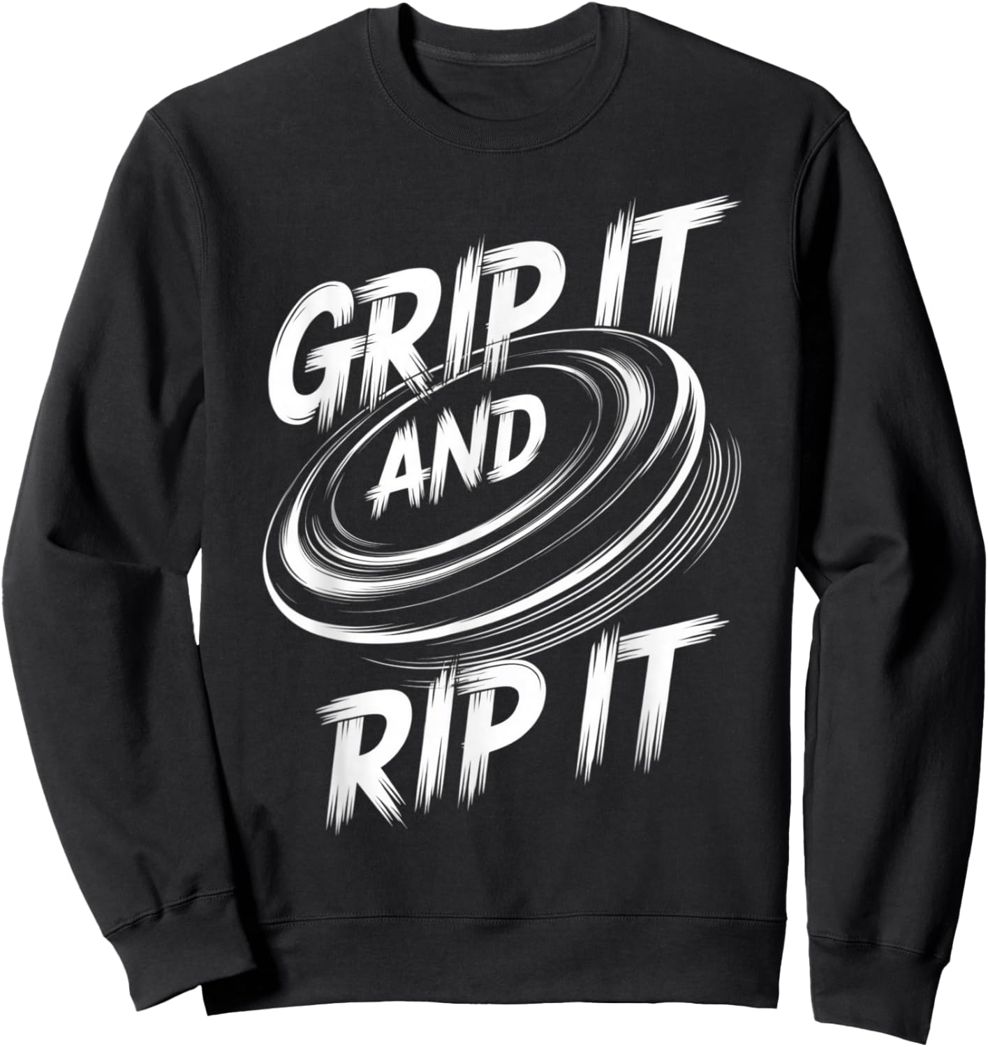 Funny Disc Golf Design Women Disc Golf Player Golfer Sweatshirt - Sweatshirt | Black