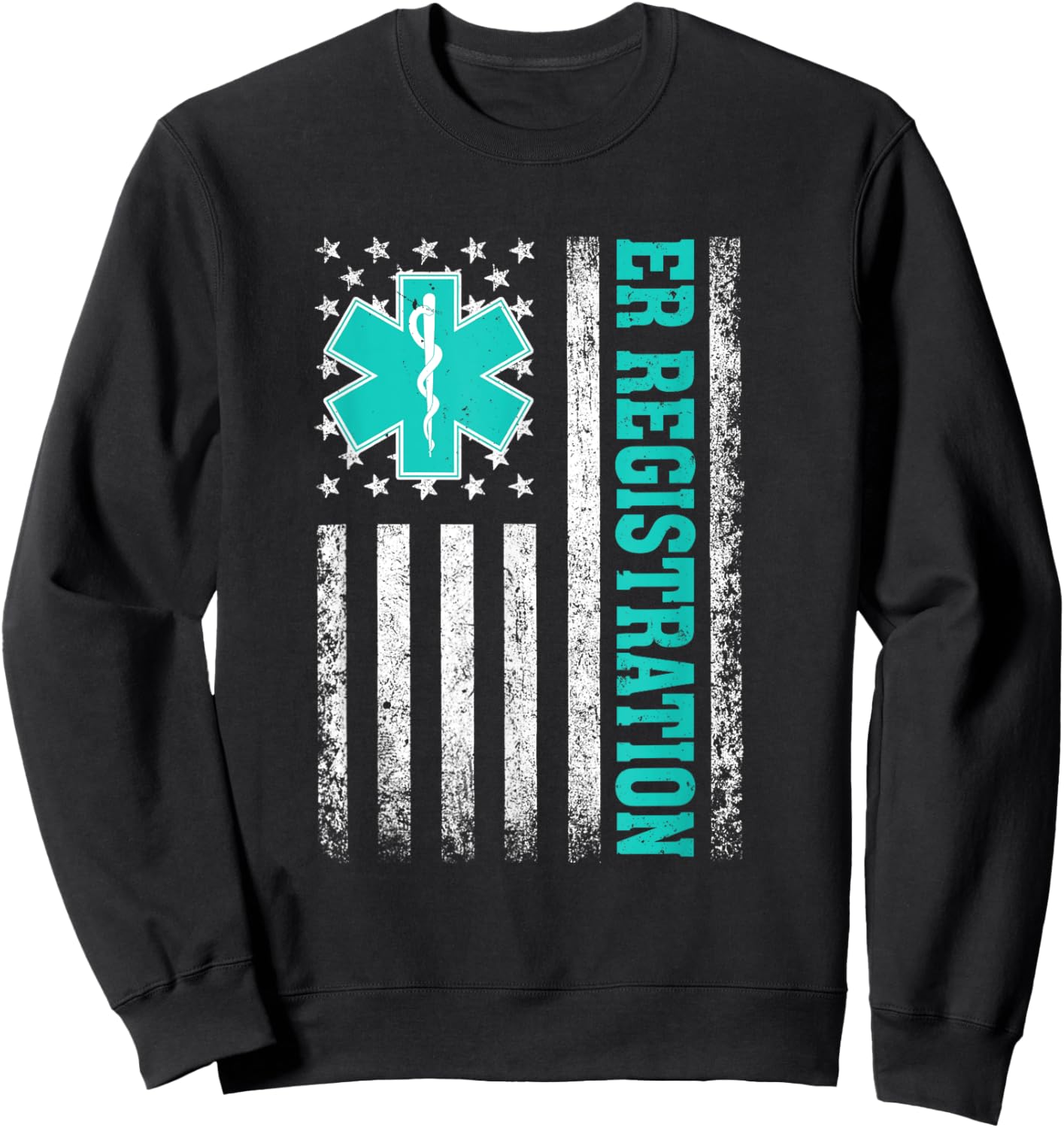 Emergency Room Registration Patient ER Registrar Nursing Sweatshirt - Sweatshirt | Black