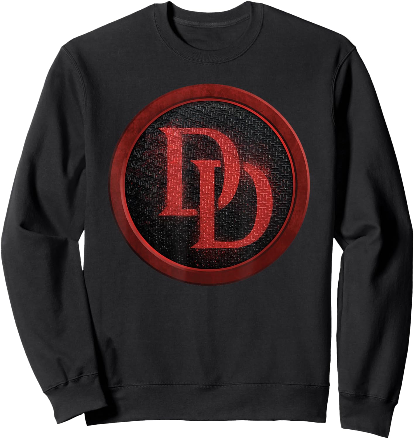 Marvel Daredevil: Born Again Born Again Gritty Red DD Icon T-Shirt - Sweatshirt | Black