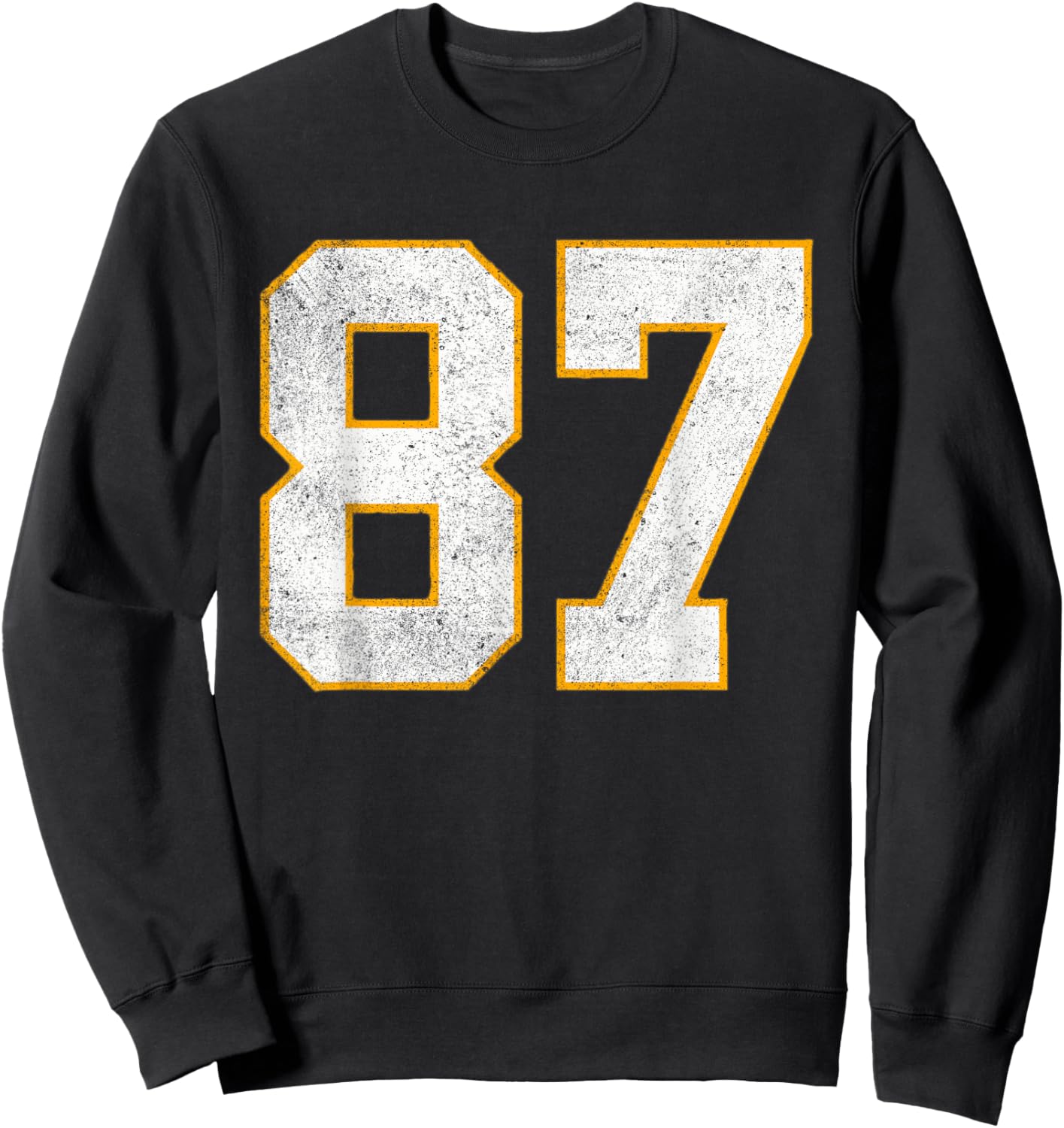 In My Number 87 Era Vintage Retro Sweatshirt - Sweatshirt | Black