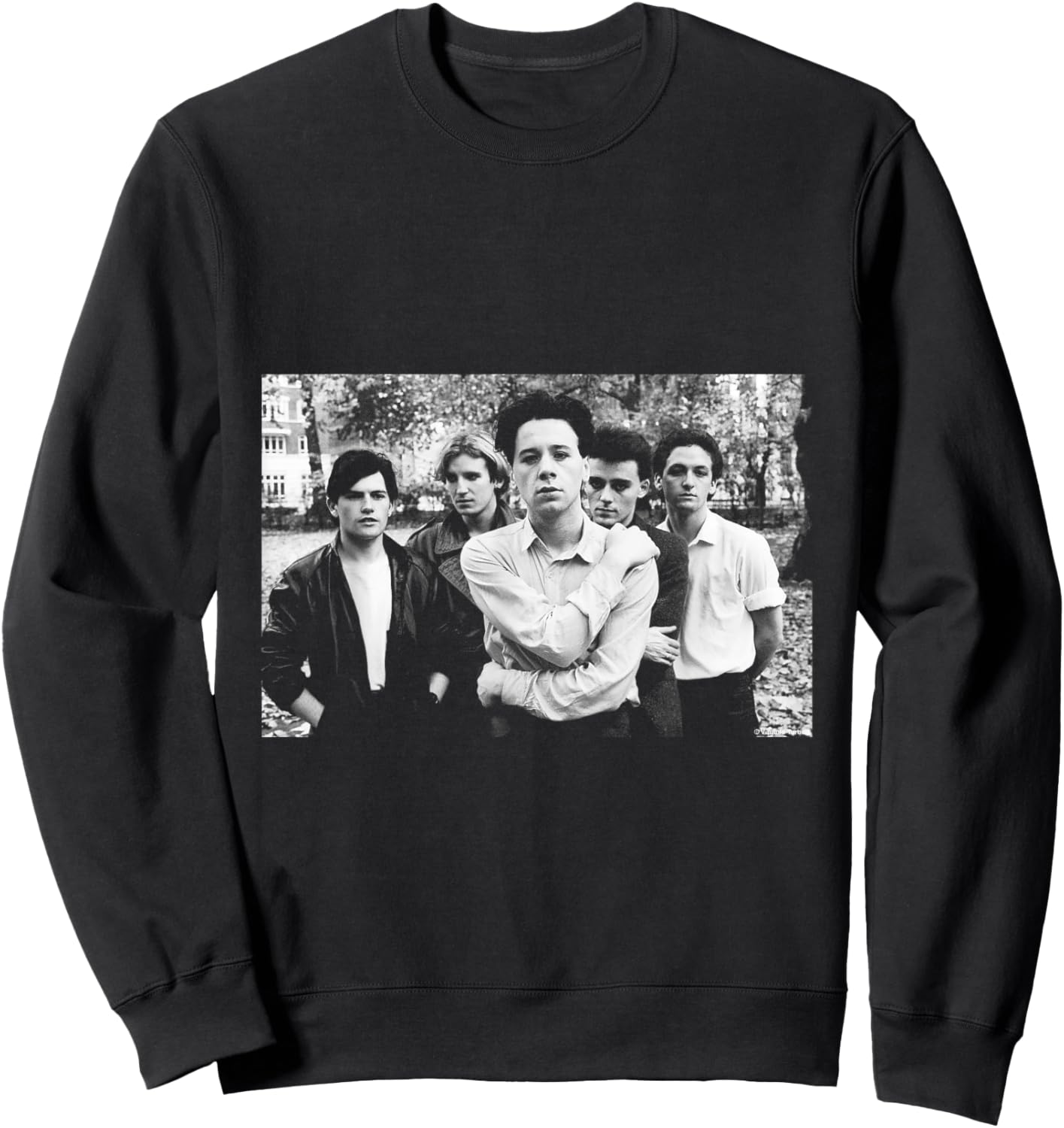 Simple Minds Band Park Portrait By Virginia Turbett Sweatshirt - Sweatshirt | Black