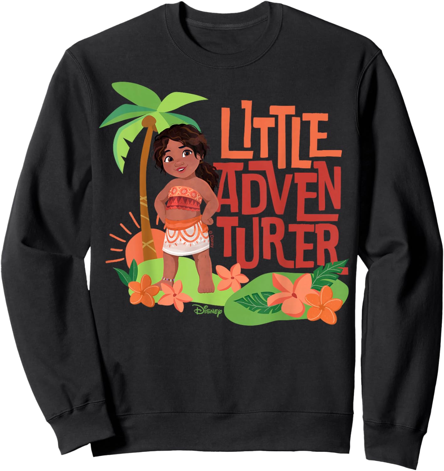 Moana 2 - Simea Little Adventurer Sweatshirt - Sweatshirt | Black