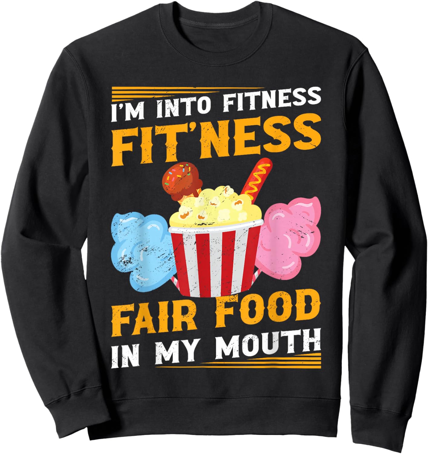 State Fair Funny Fair Week Fair Food Lover Sweatshirt - Sweatshirt | Black