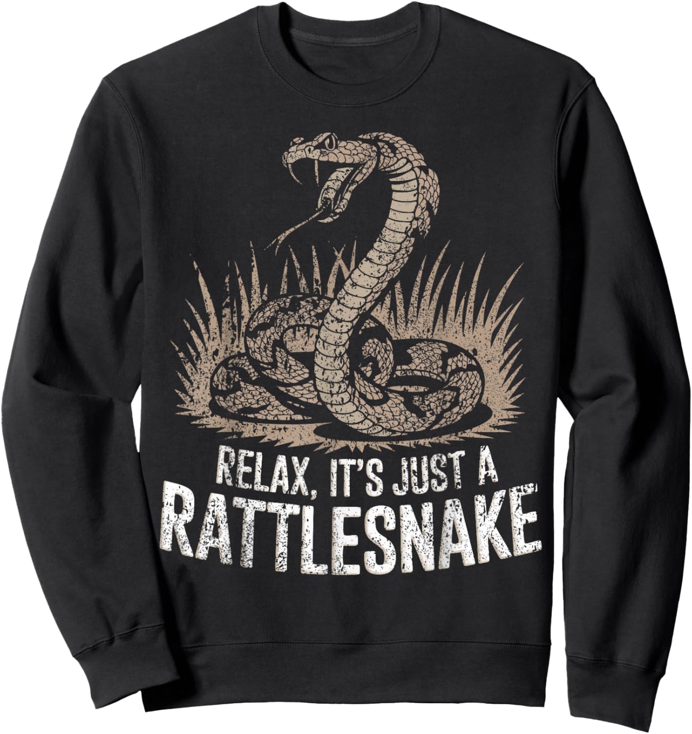 Rattlesnake - Just A Rattlesnake Sweatshirt - Sweatshirt | Black