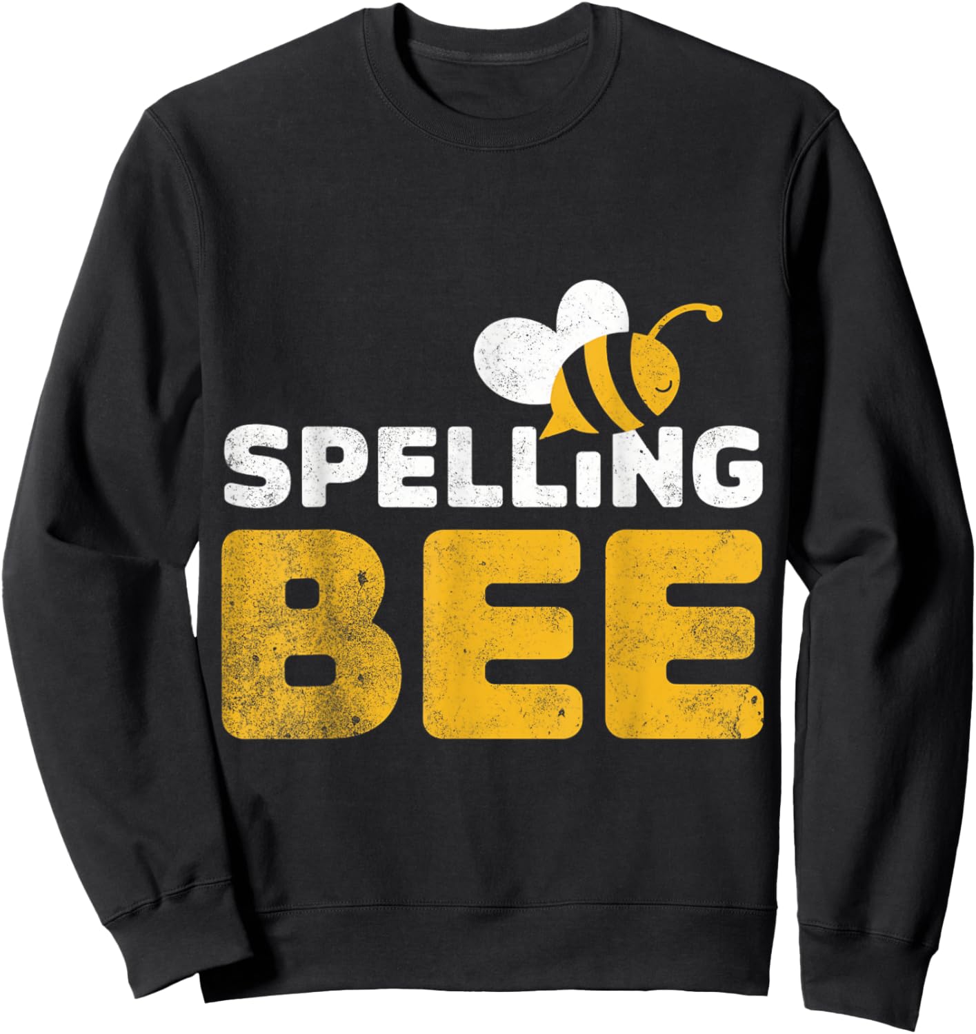 Spelling Bee Buzzing Bee Spelling Competition Sweatshirt - Sweatshirt | Black