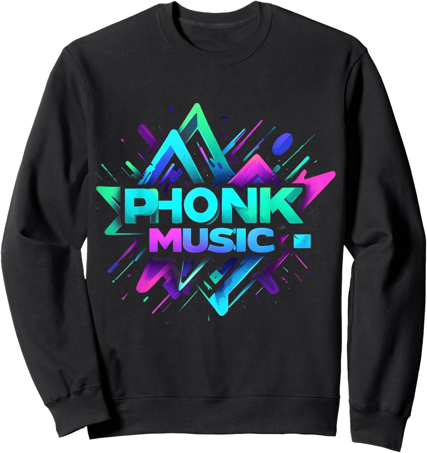 Phonk Music Black Sweatshirt - Sweatshirt | Black