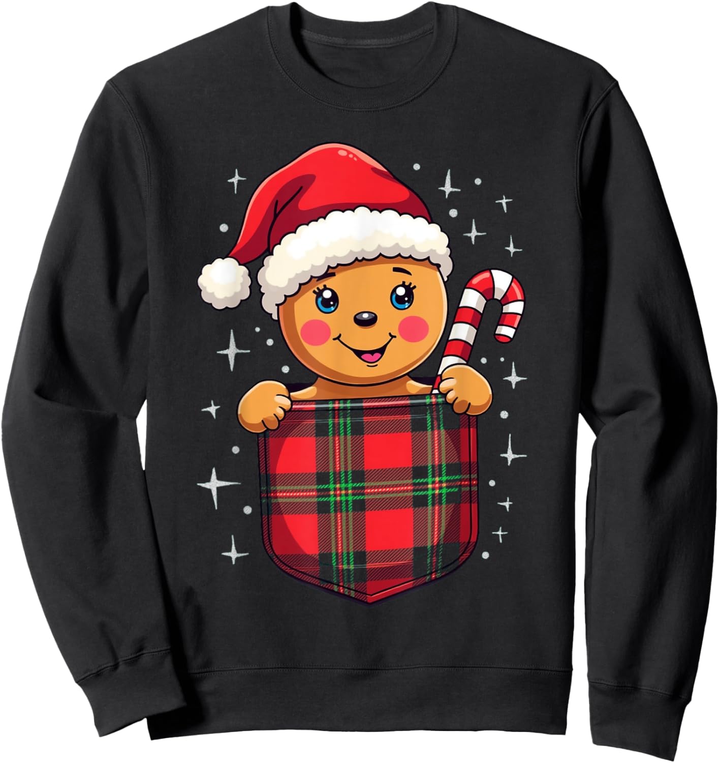 Christmas Gingerbread Sweatshirt - Sweatshirt | Black