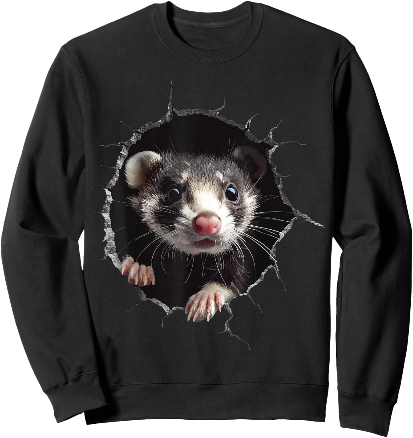 Ferret Sweatshirt - Sweatshirt | Black