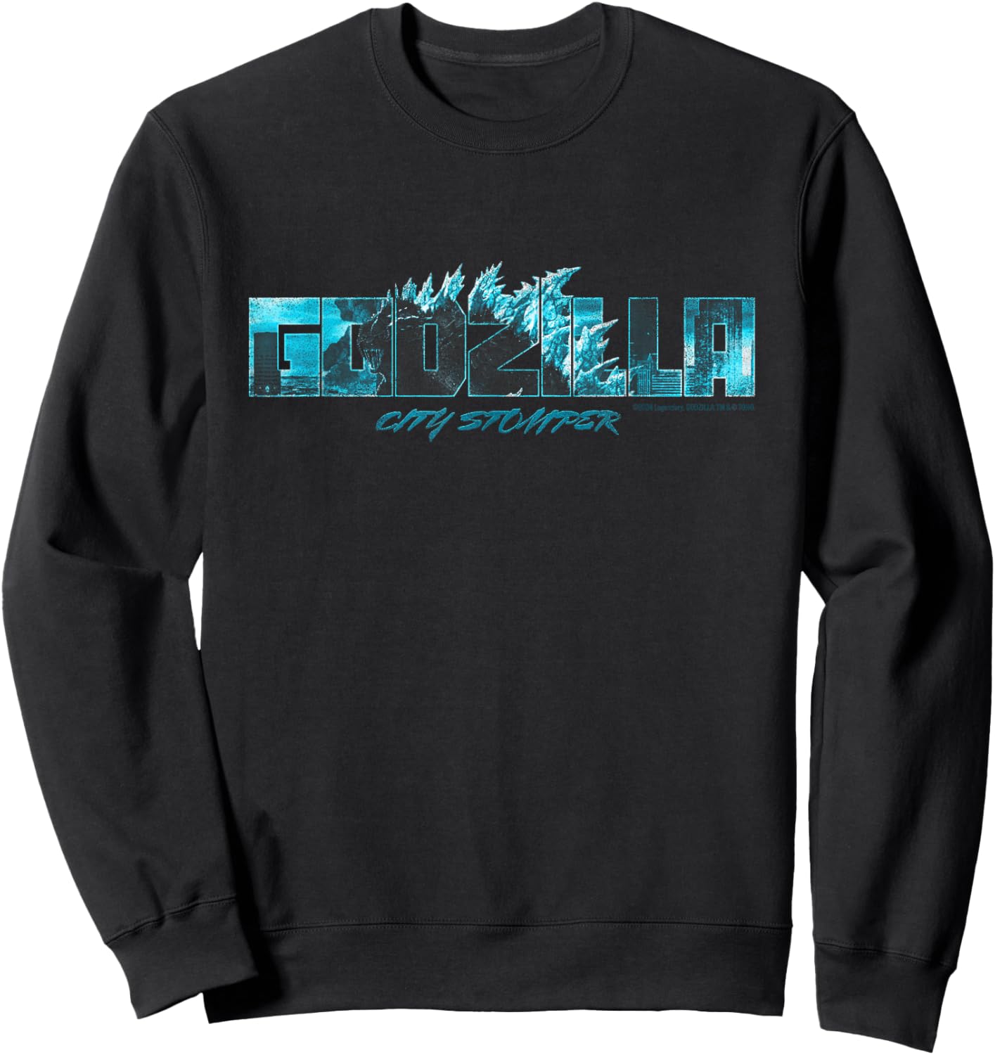 Godzilla x Kong Heavy Metal Godzilla City Stomper Sweatshirt - Sweatshirt | Black