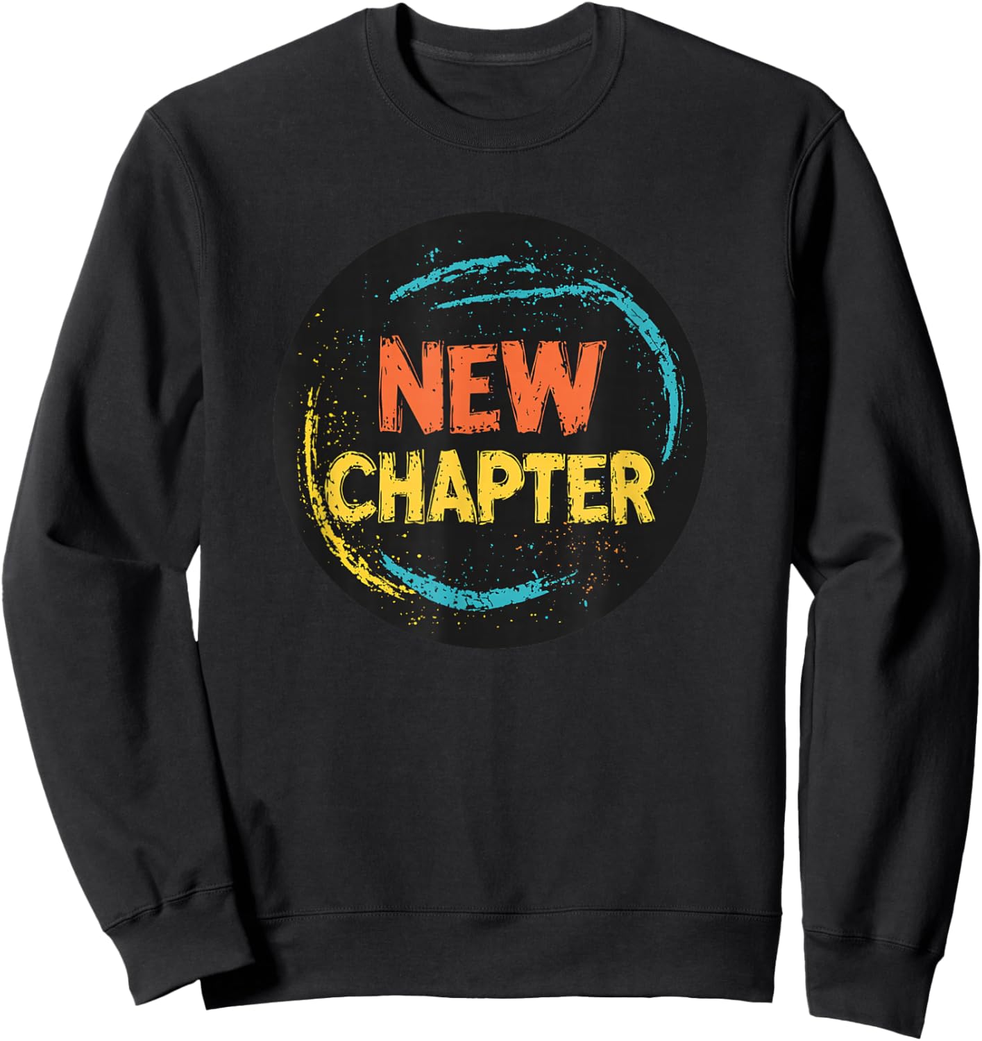 Vibrant New Chapter Outfit for Adults and Kids Sweatshirt - Sweatshirt | Black
