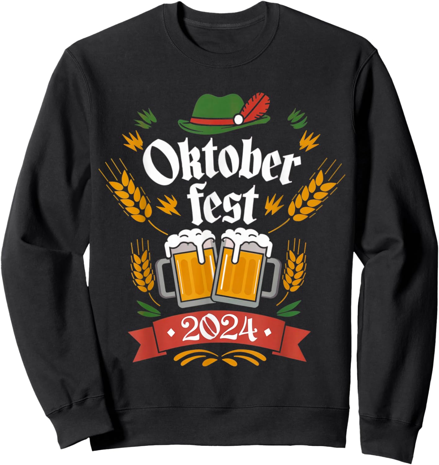 Oktoberfest 2025 Funny Oktoberfest 2025 Costume Men Women Sweatshirt - Sweatshirt | Black