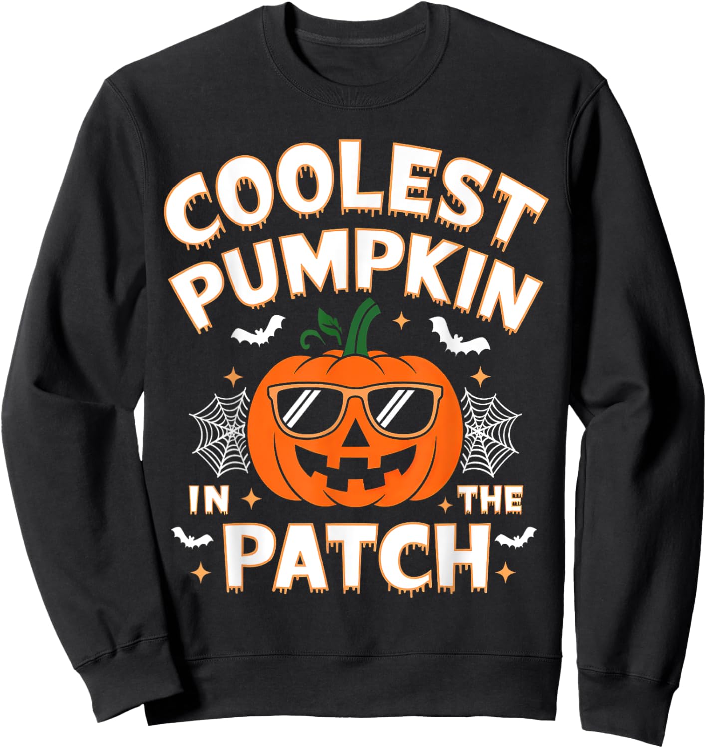 Pumpkin Patch Shirt Toddler Boy Kids Funny Pumpkin Halloween Sweatshirt - Sweatshirt | Black