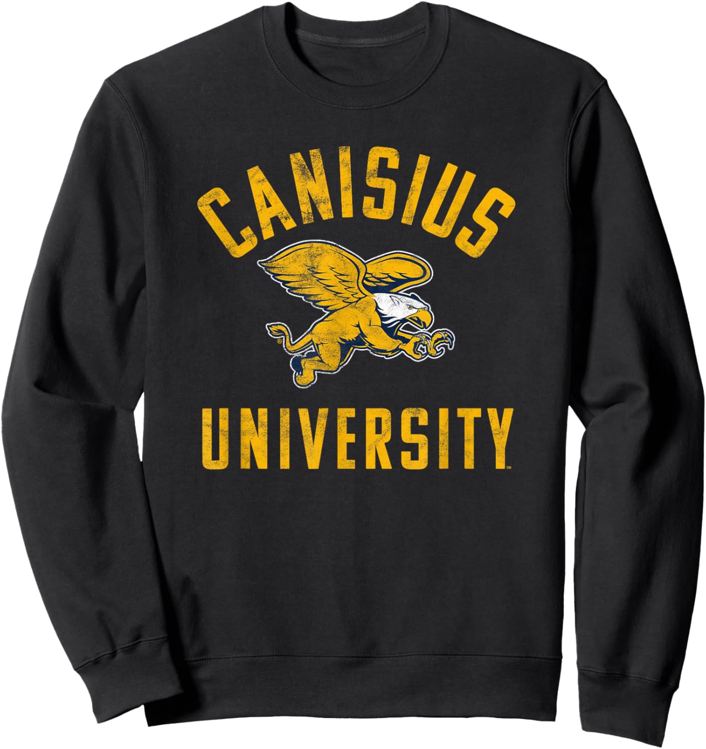Canisius University Golden Griffins Large Sweatshirt - Sweatshirt | Black