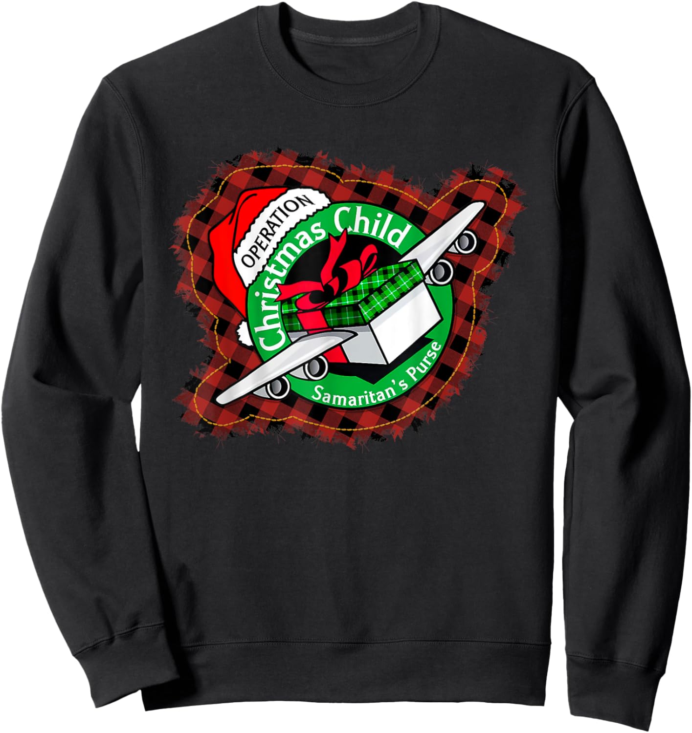 Samaritan's Purse Operation Christmas Child Funny Xmas Gifts Sweatshirt - Sweatshirt | Black