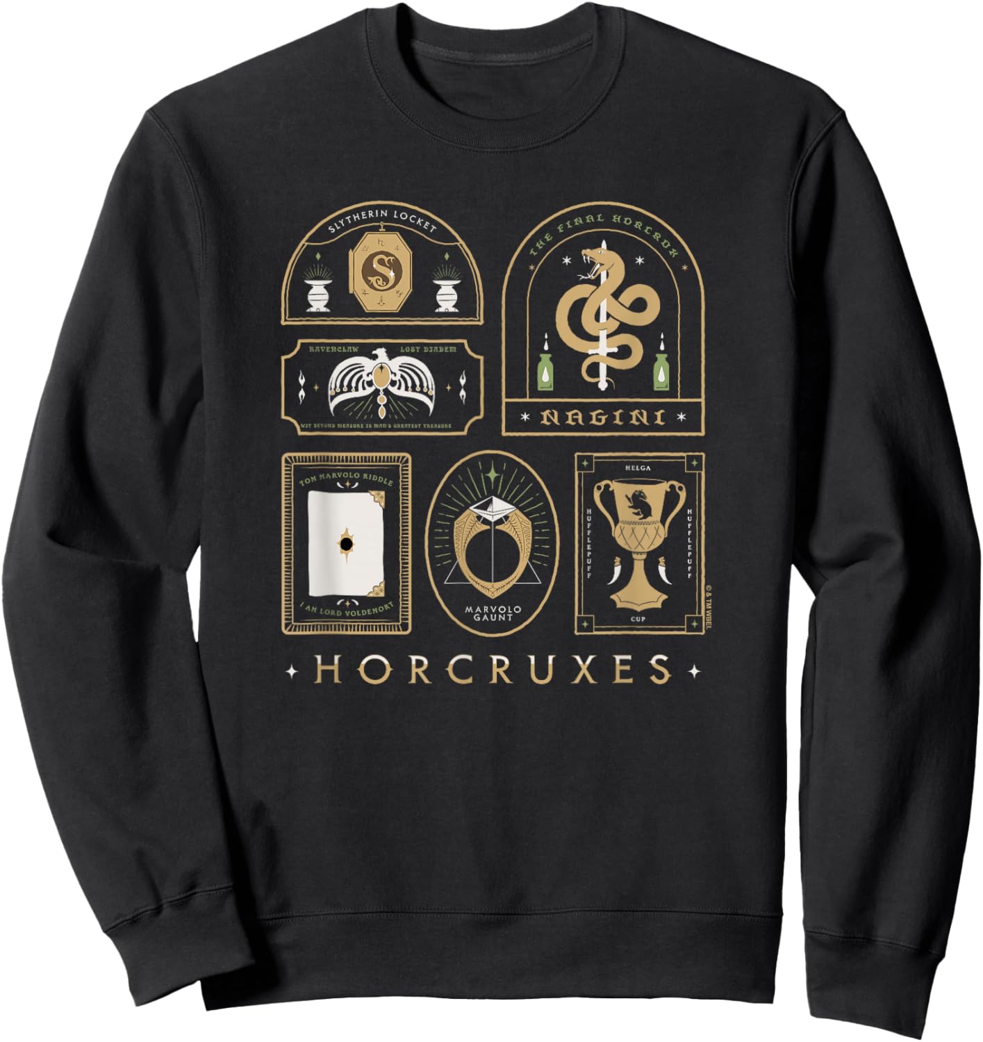 Harry Potter Horcrux Field Guide Sweatshirt - Sweatshirt | Black
