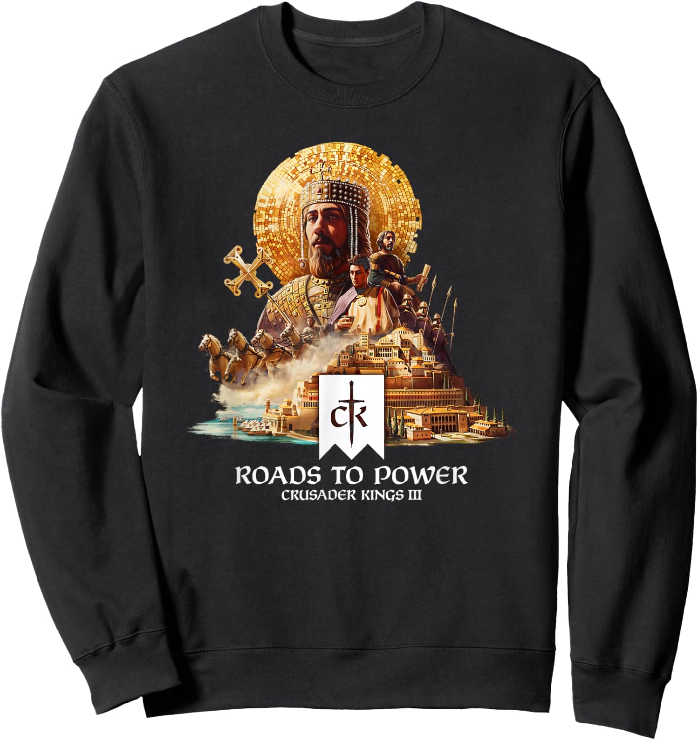 Crusader Kings III Roads to Power Sweatshirt - Sweatshirt | Black