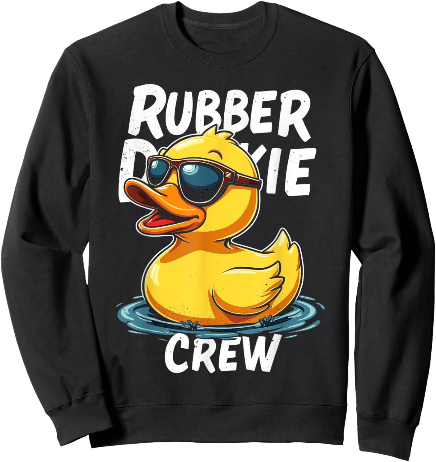 Rubber DUCKIE CREW Rubber Duck Sweatshirt - Sweatshirt | Black