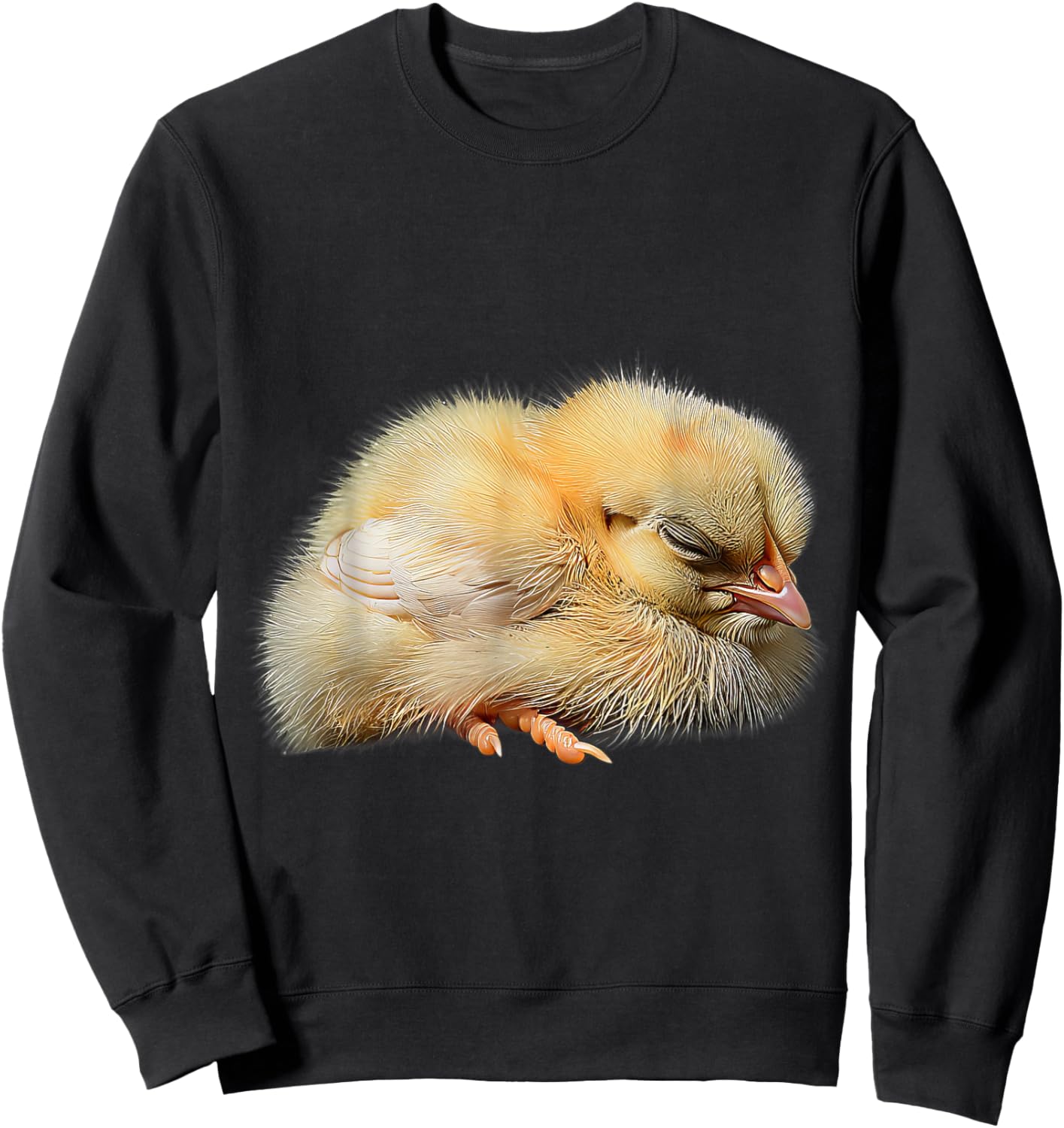 Chicken Sleeping Sweatshirt - Sweatshirt | Black