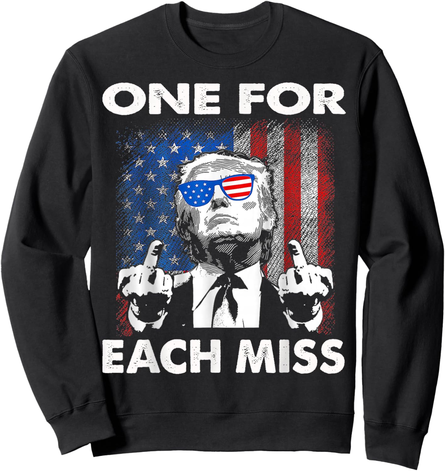 Trump One for Each Miss Sweatshirt - Sweatshirt | Black