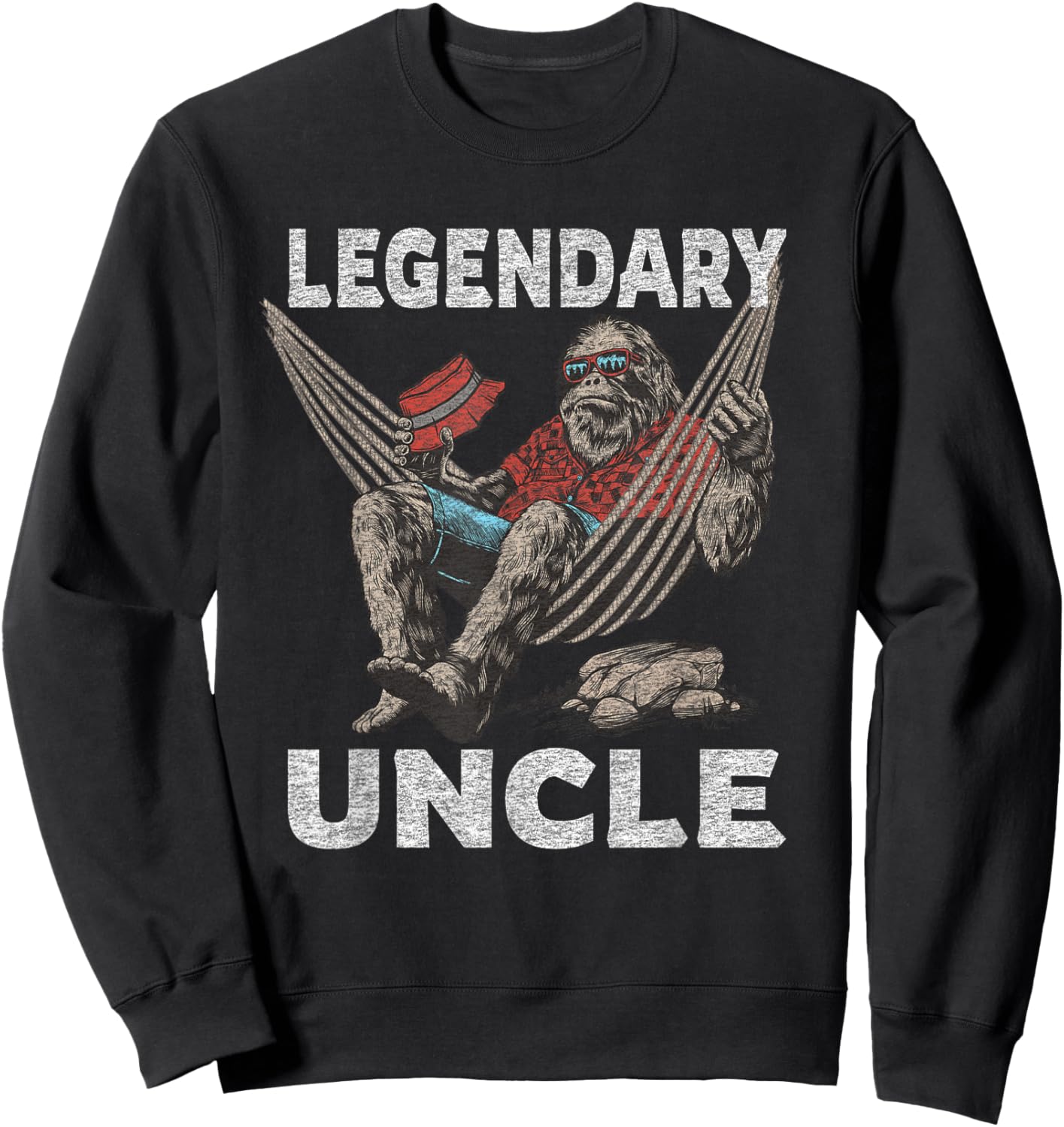 Cartba Uncle Co. Funny Uncle Legendary Saying Sweatshirt - Sweatshirt | Black