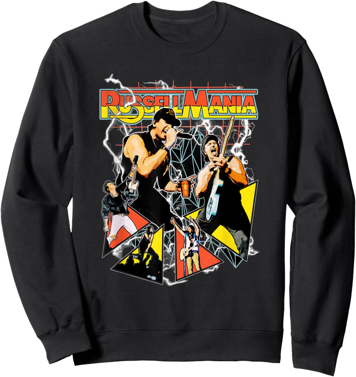 Russell Dickerson Russell Mania Sweatshirt - Sweatshirt | Black