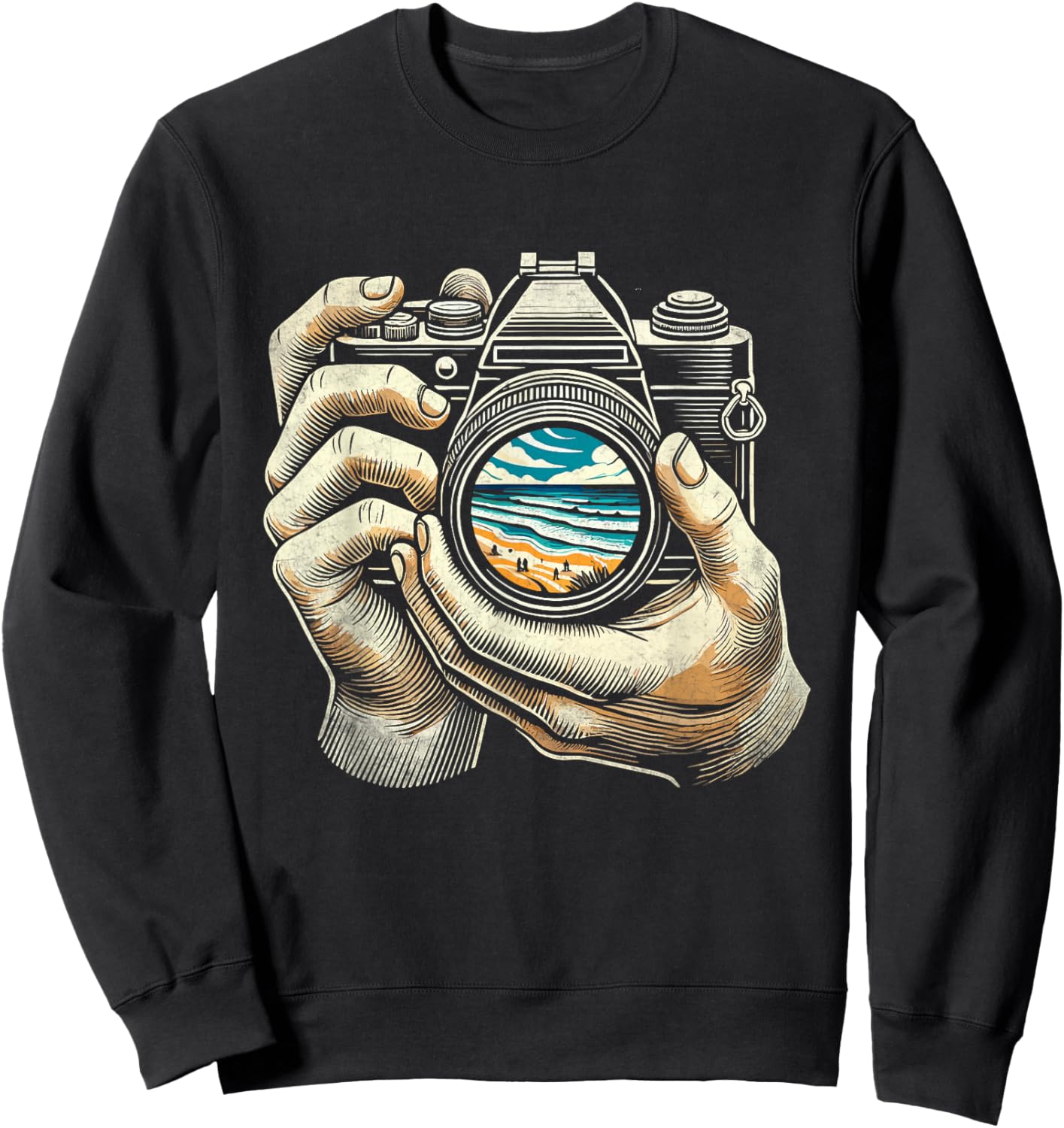 Camera Photographer Photography Photographers Sweatshirt - Sweatshirt | Black