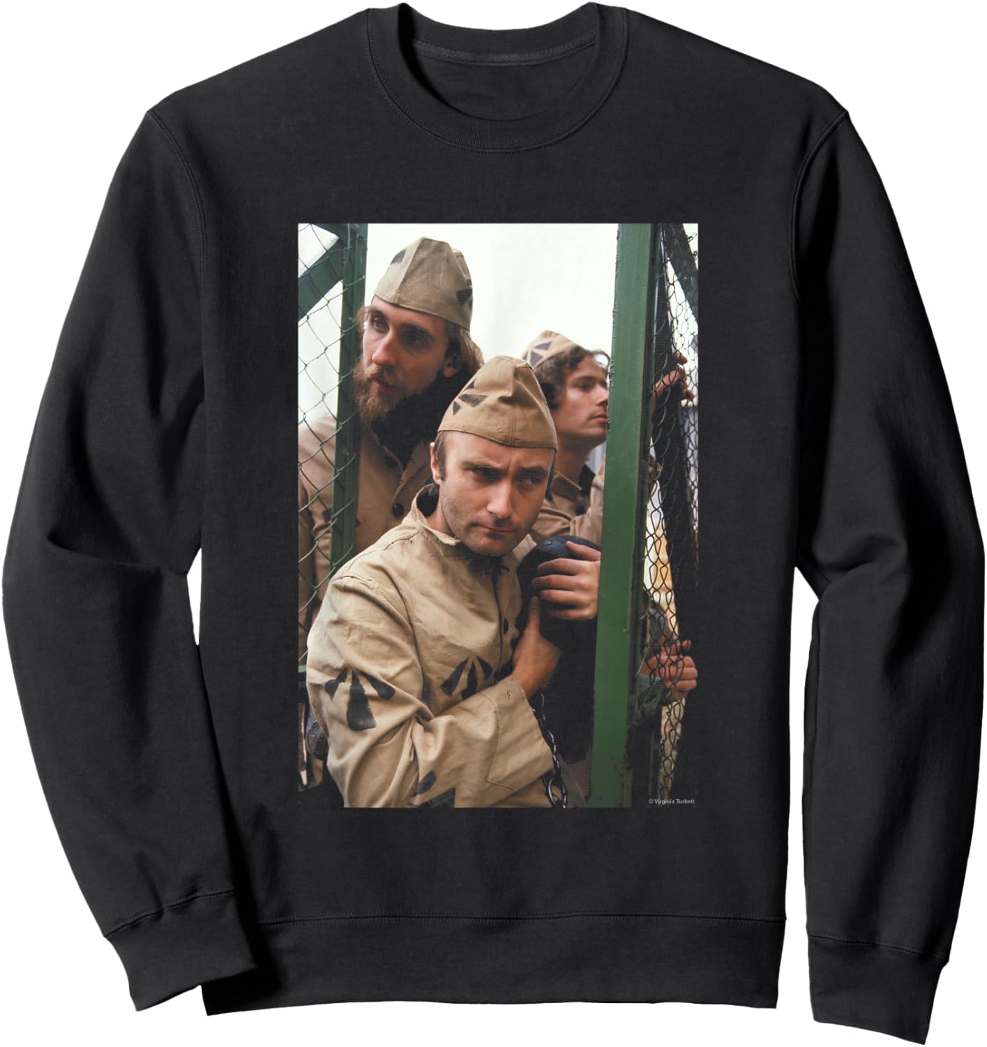 Phil Collins Of Genesis Shoot By Virgina Turbett Sweatshirt - Sweatshirt | Black