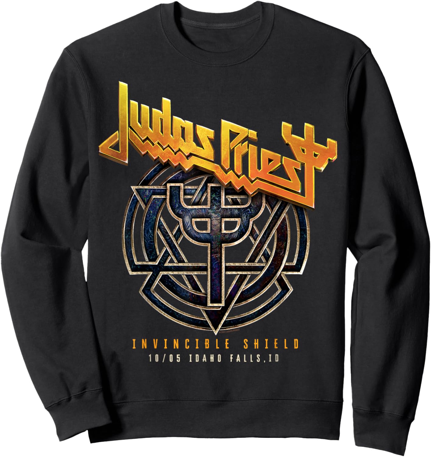 Judas Priest Invincible Shield 2024 Idaho Sweatshirt - Sweatshirt | Black