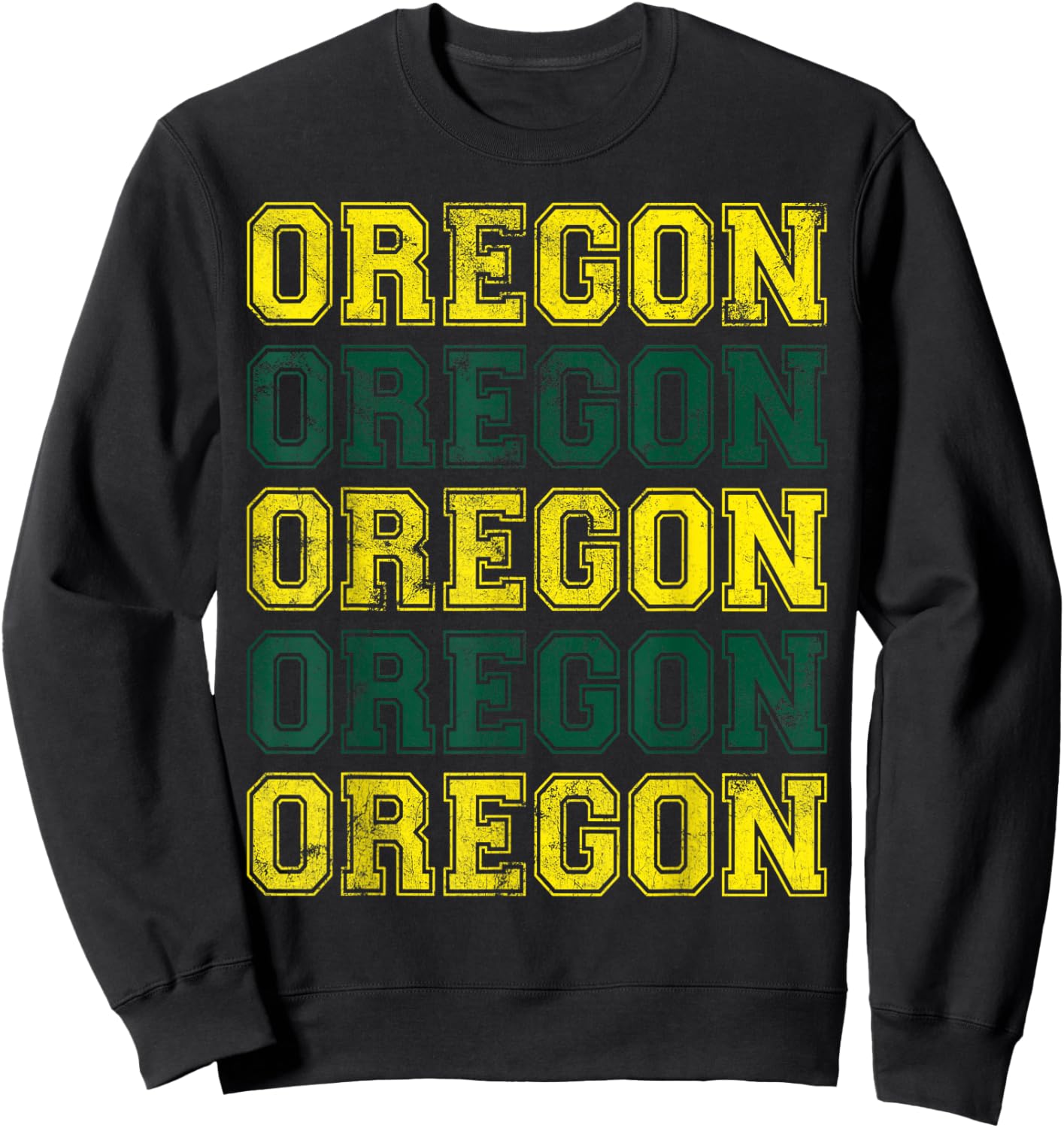 Oregon Vintage Retro Men Women Kids Sweatshirt - Sweatshirt | Black