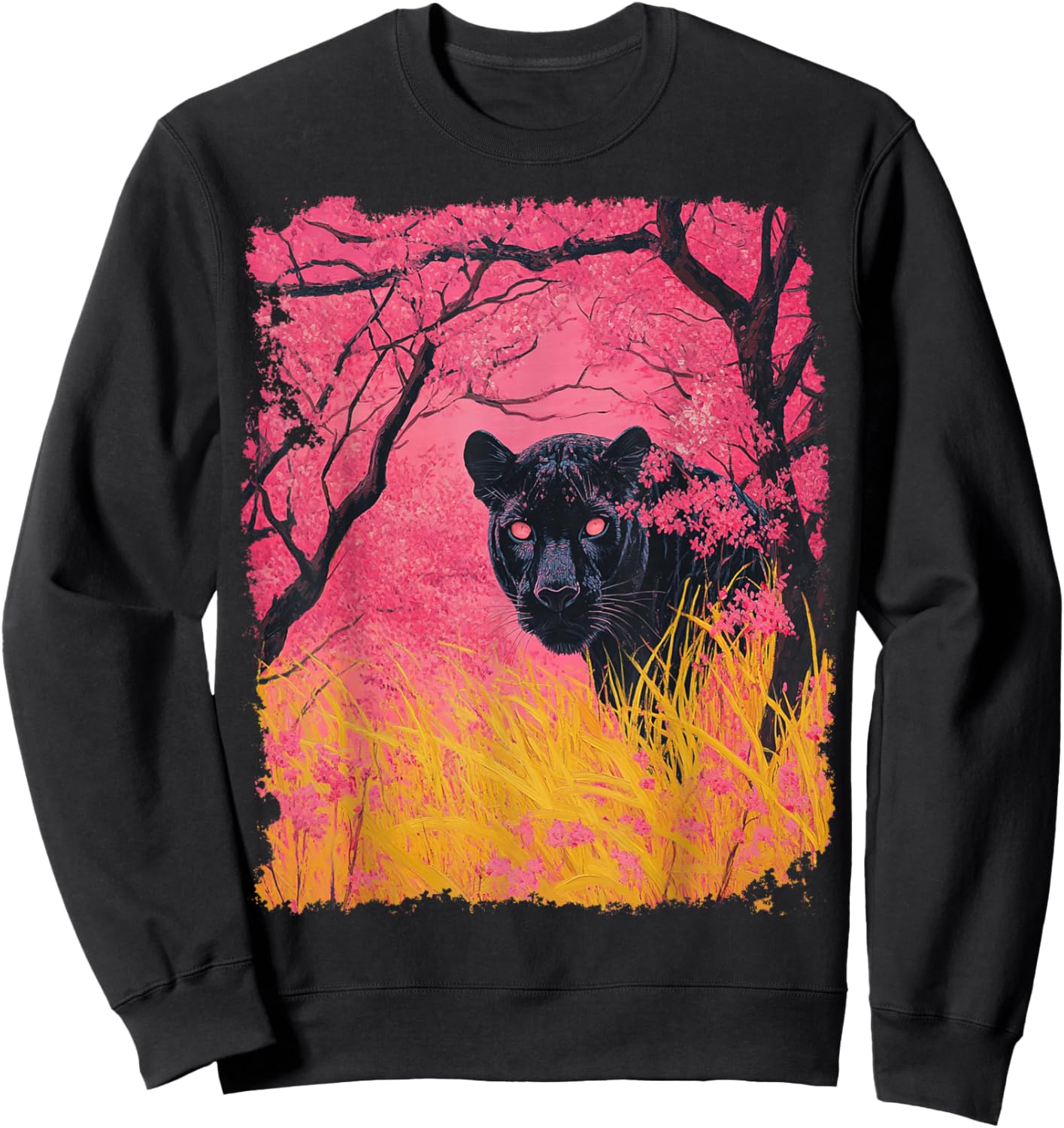 Pink Panther Black Sweatshirt - Sweatshirt | Black