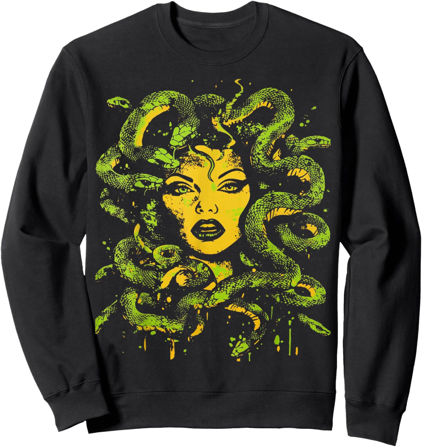 Green Medusa Sweatshirt - Sweatshirt | Black