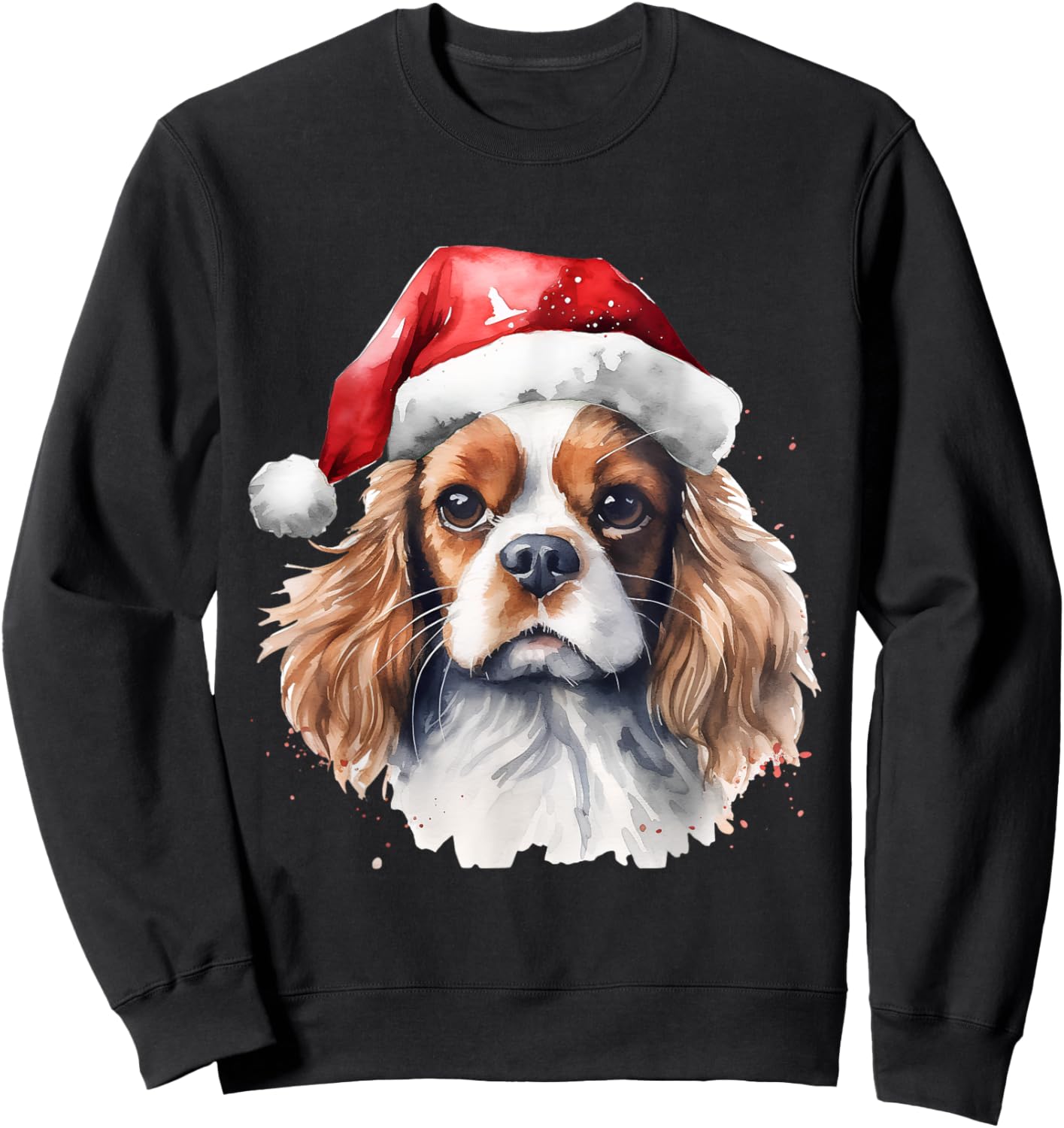 Cavalier King Charles Christmas Dog Sweatshirt - Sweatshirt | Black