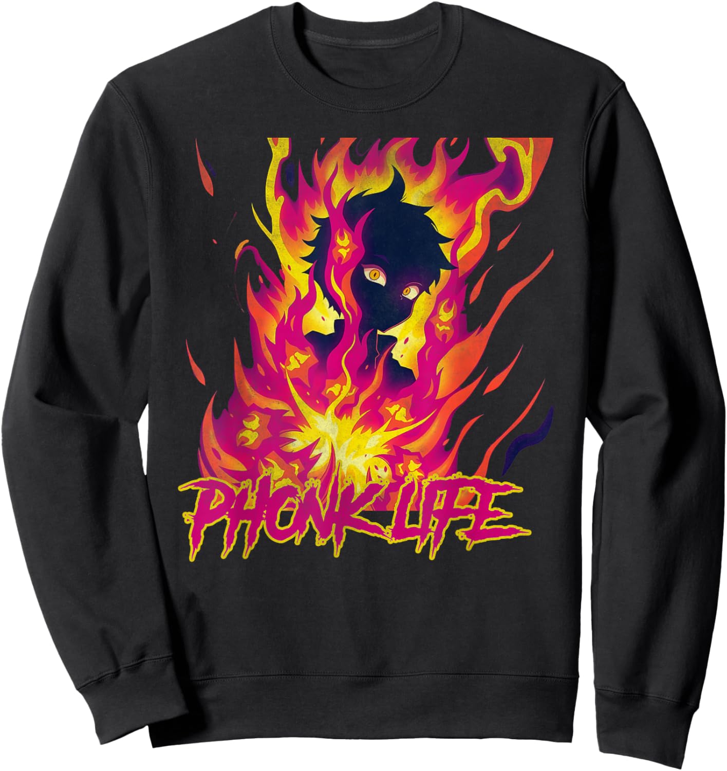 Phonk life music fan Sweatshirt - Sweatshirt | Black