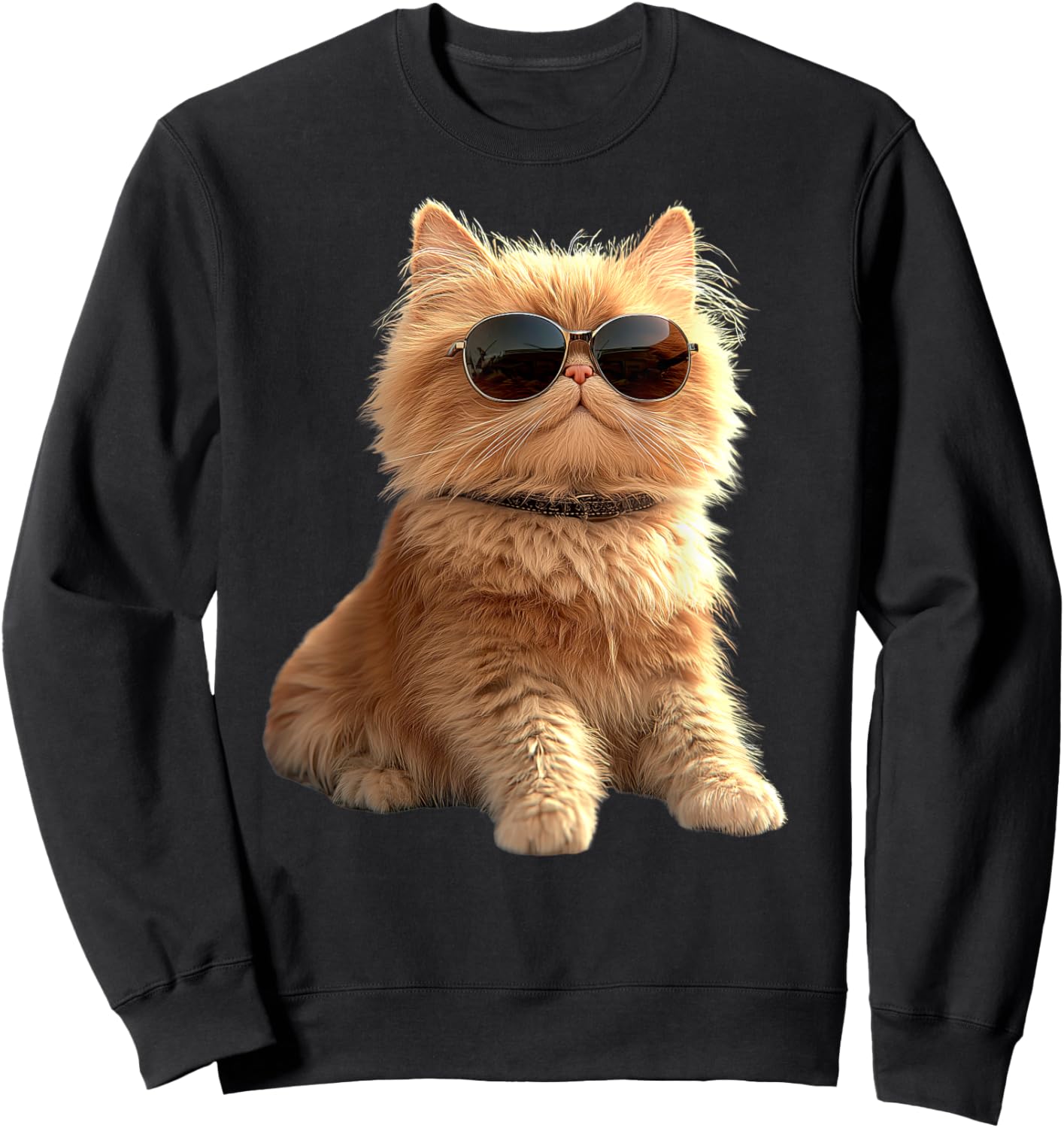 Persian Cat Persian Longhair Cat Mom Cute Persian Cats Men Women Girls Kids Sweatshirt - Sweatshirt | Black