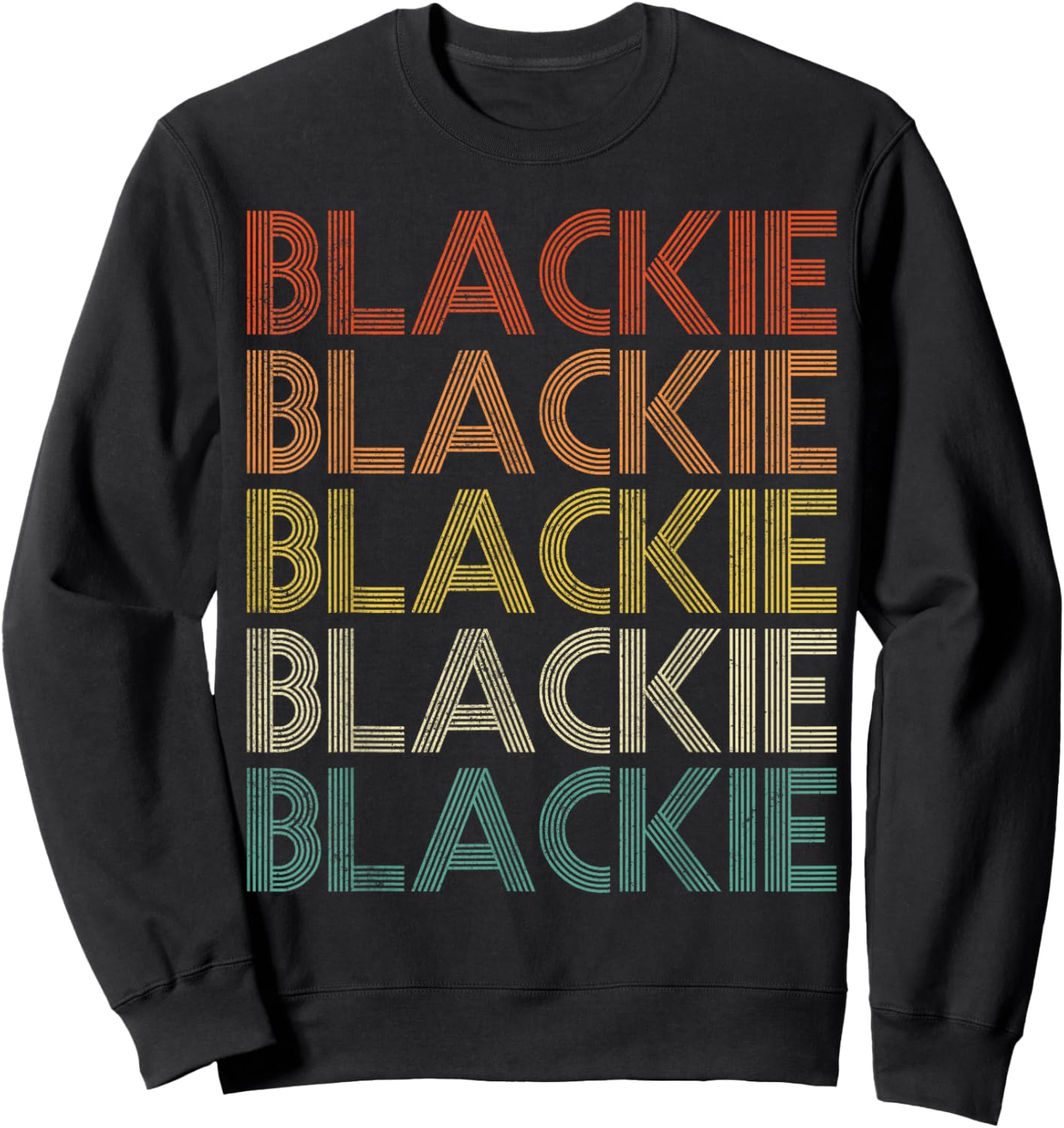 Blackie Vintage Retro Sweatshirt - Sweatshirt | Black