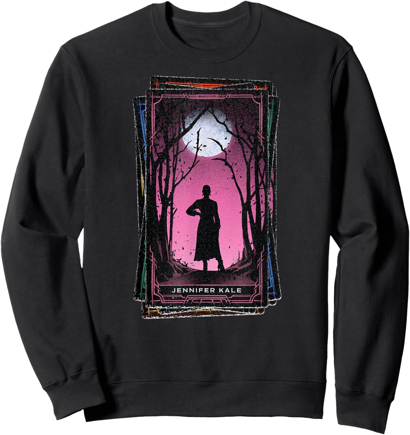 Marvel Agatha All Along Disney+ Jennifer Kale Tarot Card Sweatshirt - Sweatshirt | Black