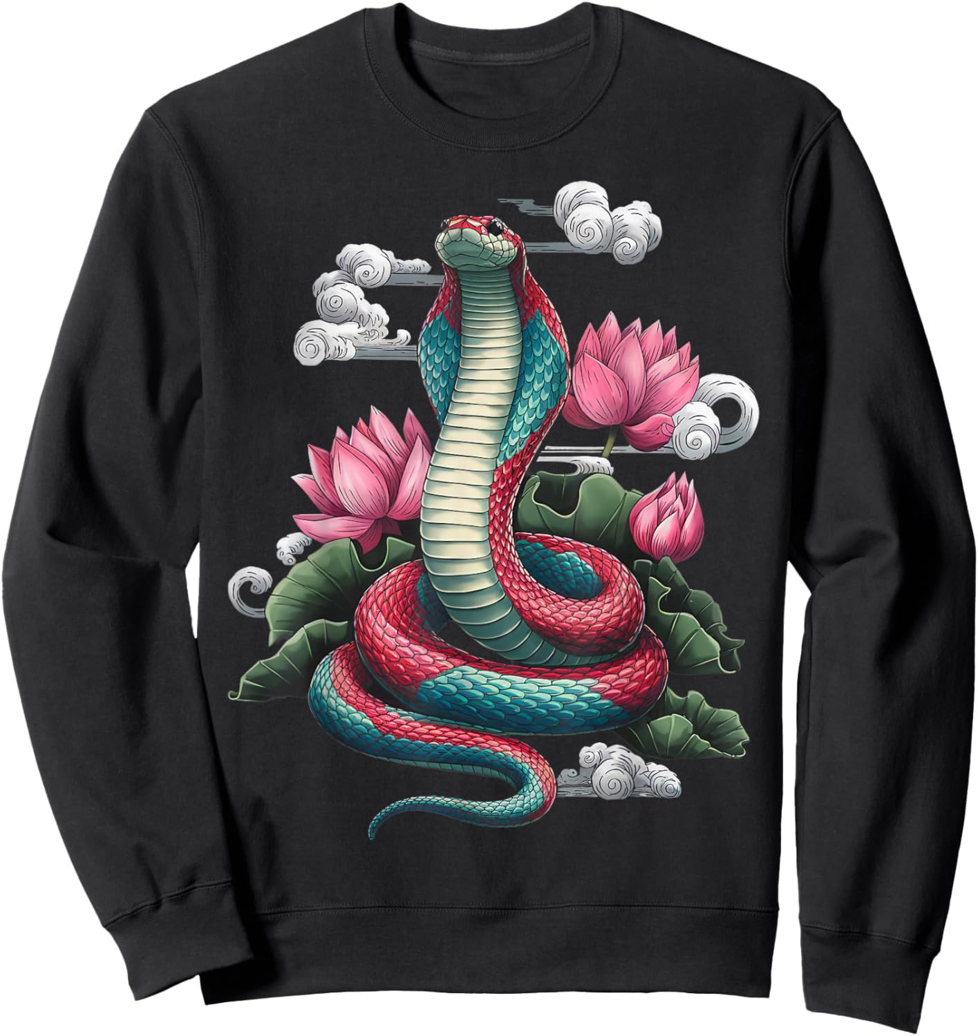 Year Of The Horse 2026 Cool Horse Graphic Art Sweatshirt - Sweatshirt | Black