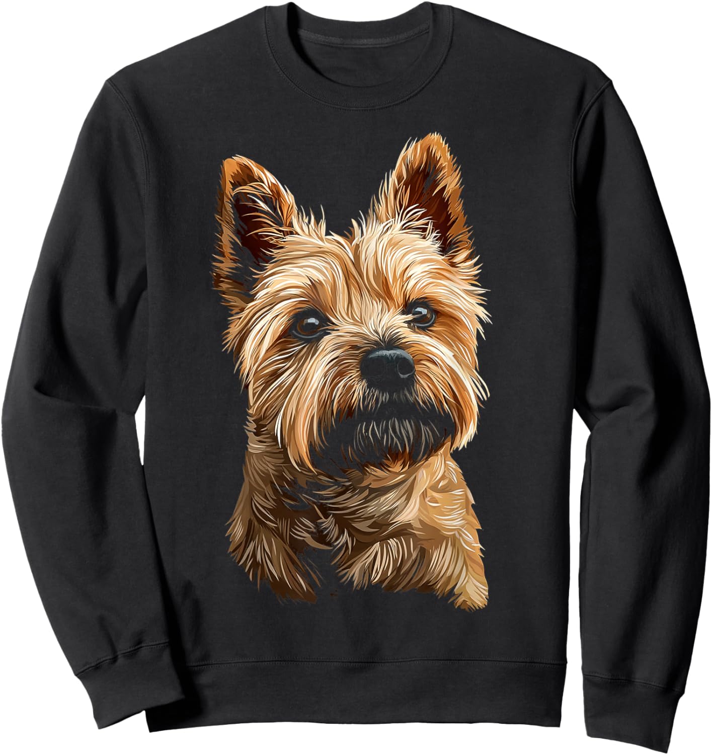 Cairn Terrier Dog Graphic Pet Art Cairn Terrier Women Kids Sweatshirt - Sweatshirt | Black