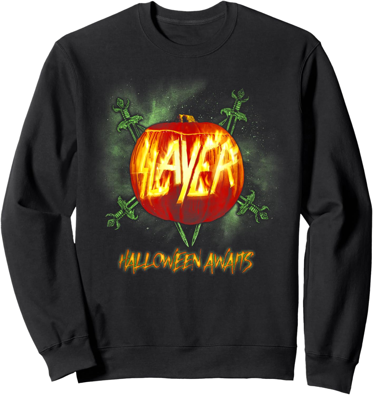 Slayer – Jack O Lantern Slayer Halloween Sweatshirt - Sweatshirt | Black