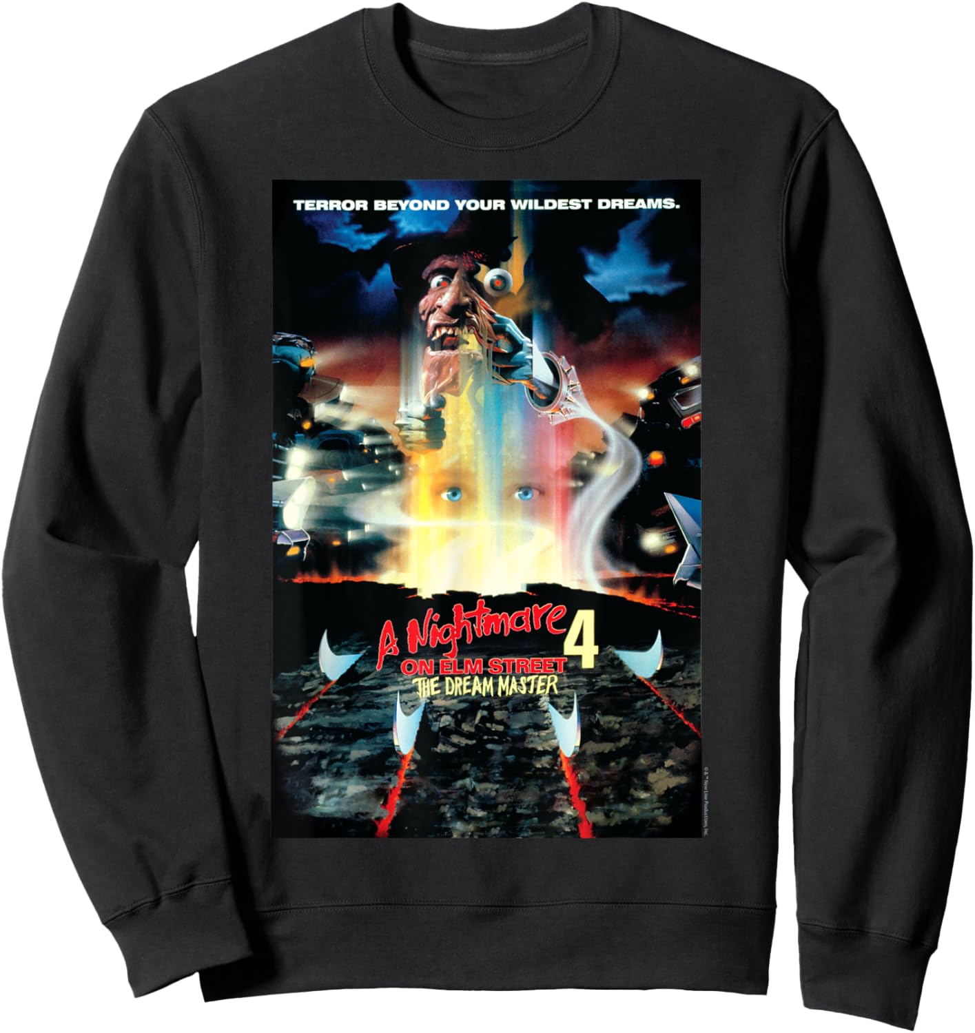 Nightmare on Elm Street Films - Movie Dream Master 4 Black Sweatshirt - Sweatshirt | Black
