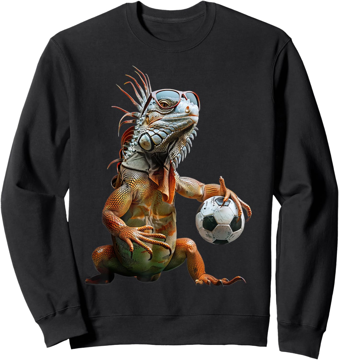 Iguana Soccer Sweatshirt - Sweatshirt | Black