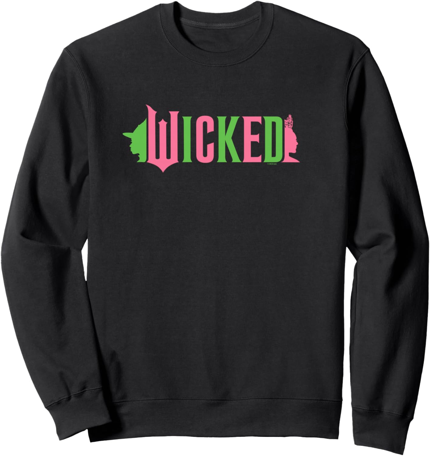 Wicked Pink & Green Sweatshirt - Sweatshirt | Black