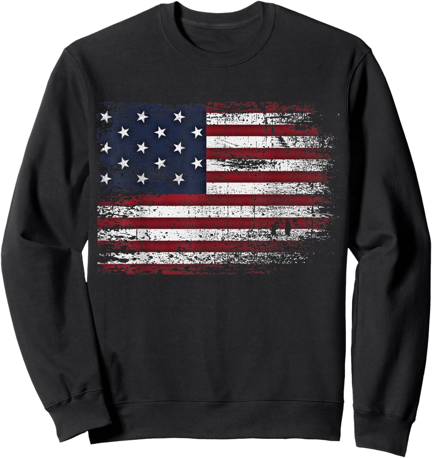 Star Spangled Banner Sweatshirt - Sweatshirt | Black