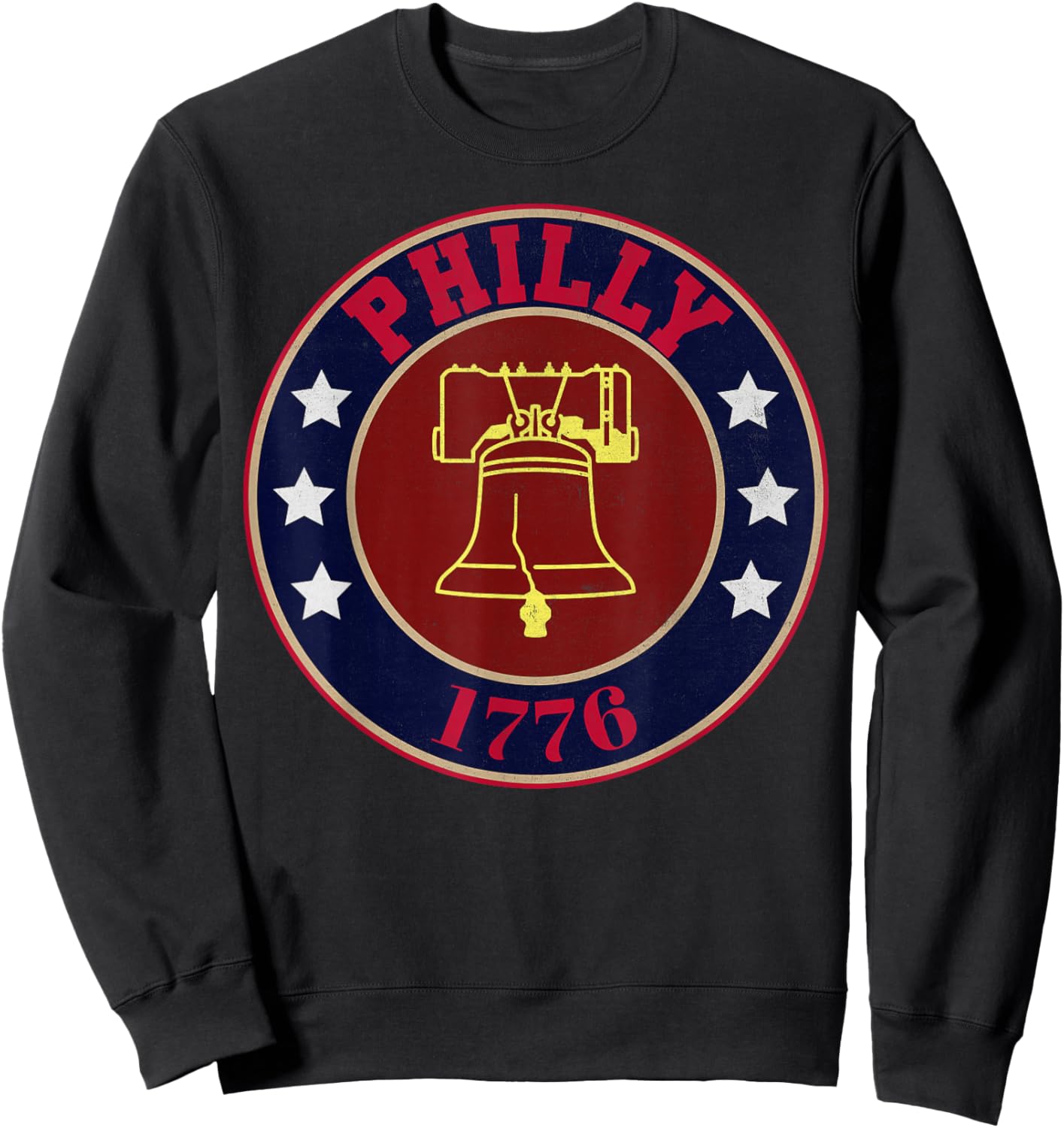 Philadelphia Liberty Bell Independence Hall Philly 1776 Sweatshirt - Sweatshirt | Black